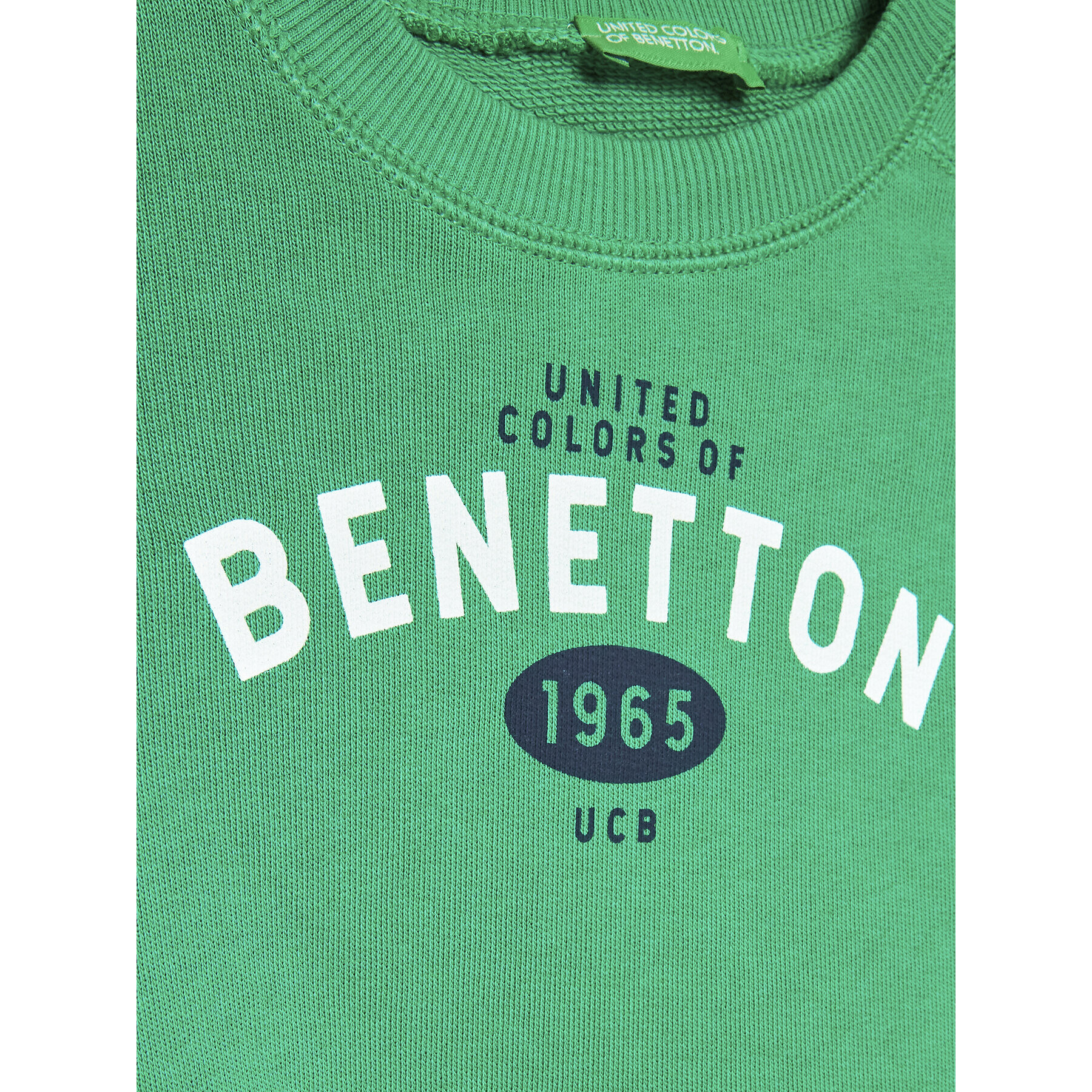 United Colors Of Benetton Mikina 3J70G107H Zelená Regular Fit - Pepit.sk