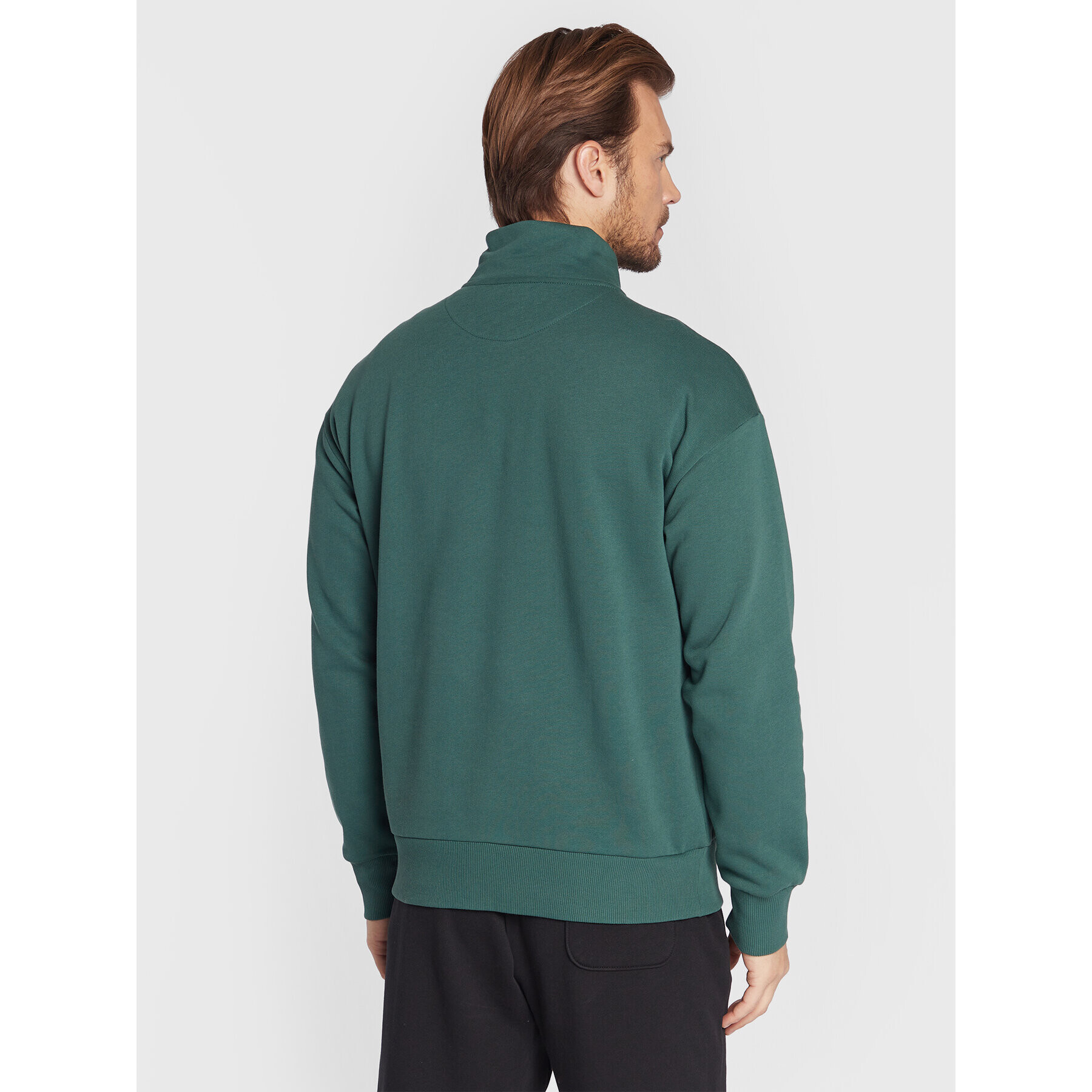 United Colors Of Benetton Mikina 3J73U103Q Zelená Relaxed Fit - Pepit.sk