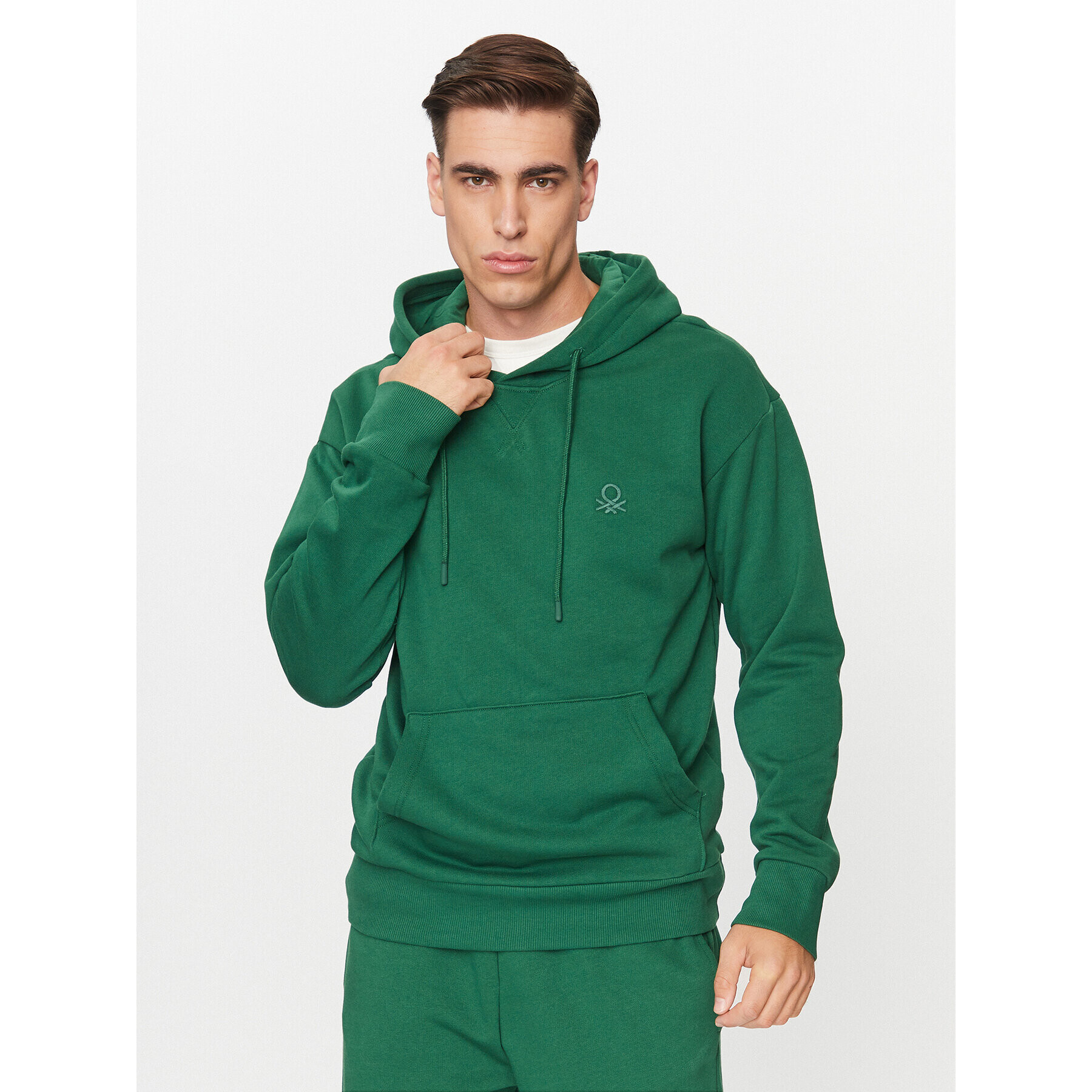 United Colors Of Benetton Mikina 3J73U200Z Zelená Regular Fit - Pepit.sk