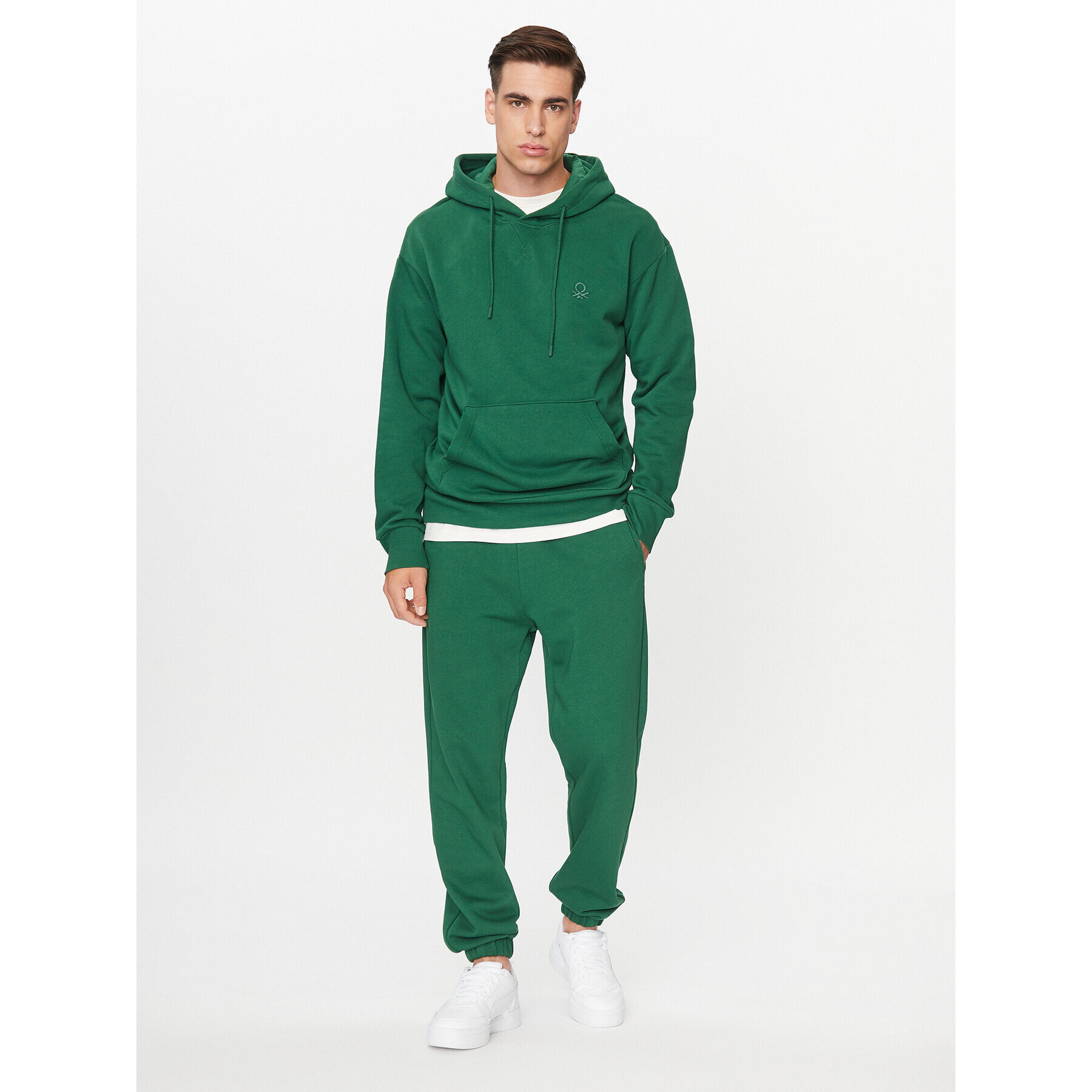 United Colors Of Benetton Mikina 3J73U200Z Zelená Regular Fit - Pepit.sk