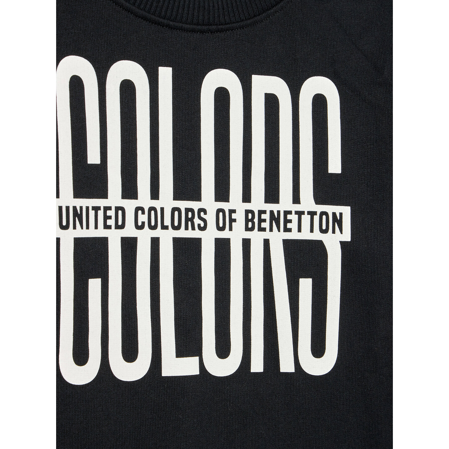 United Colors Of Benetton Mikina 3JLXC107Q Čierna Regular Fit - Pepit.sk