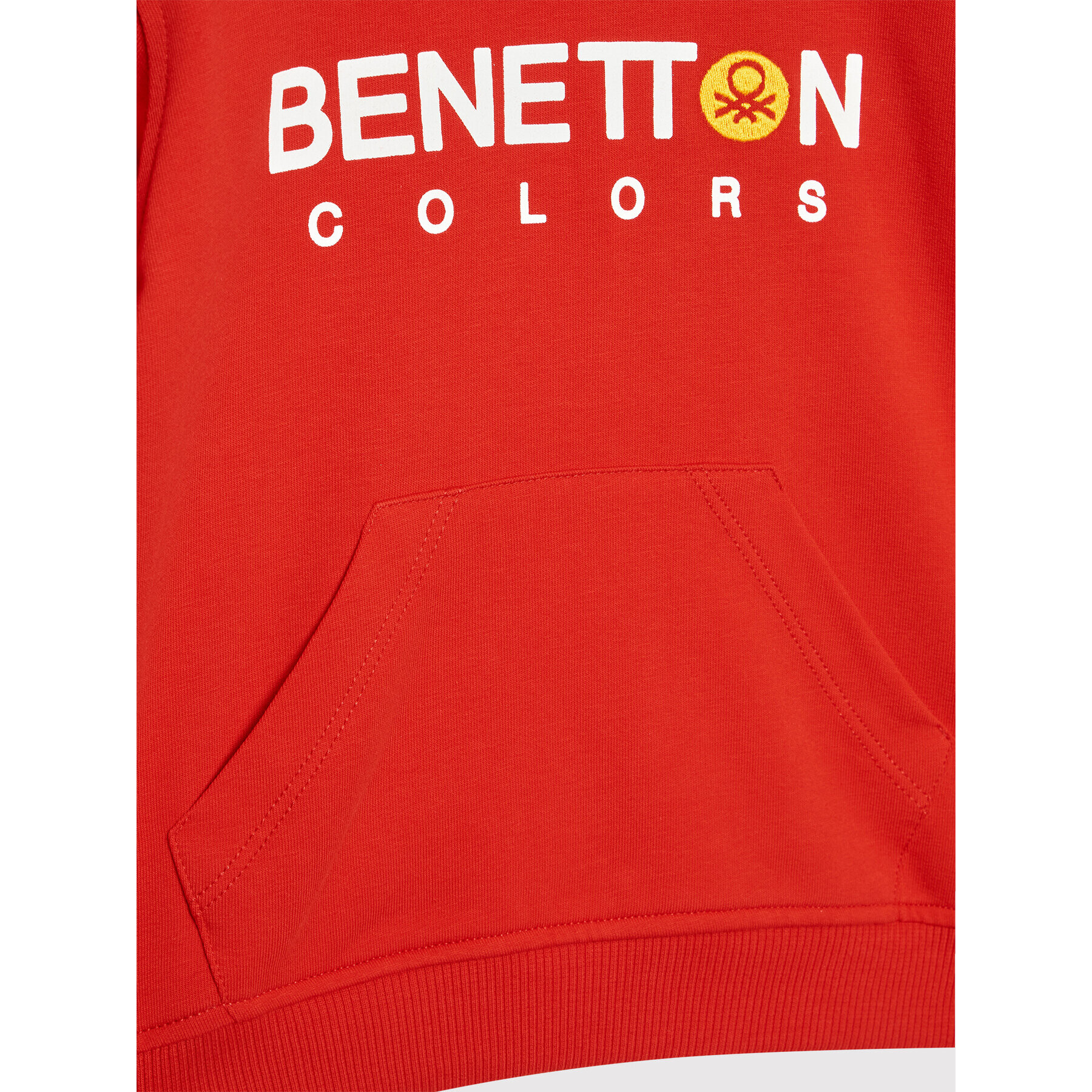 United Colors Of Benetton Mikina 3T32G2003 Červená Regular Fit - Pepit.sk