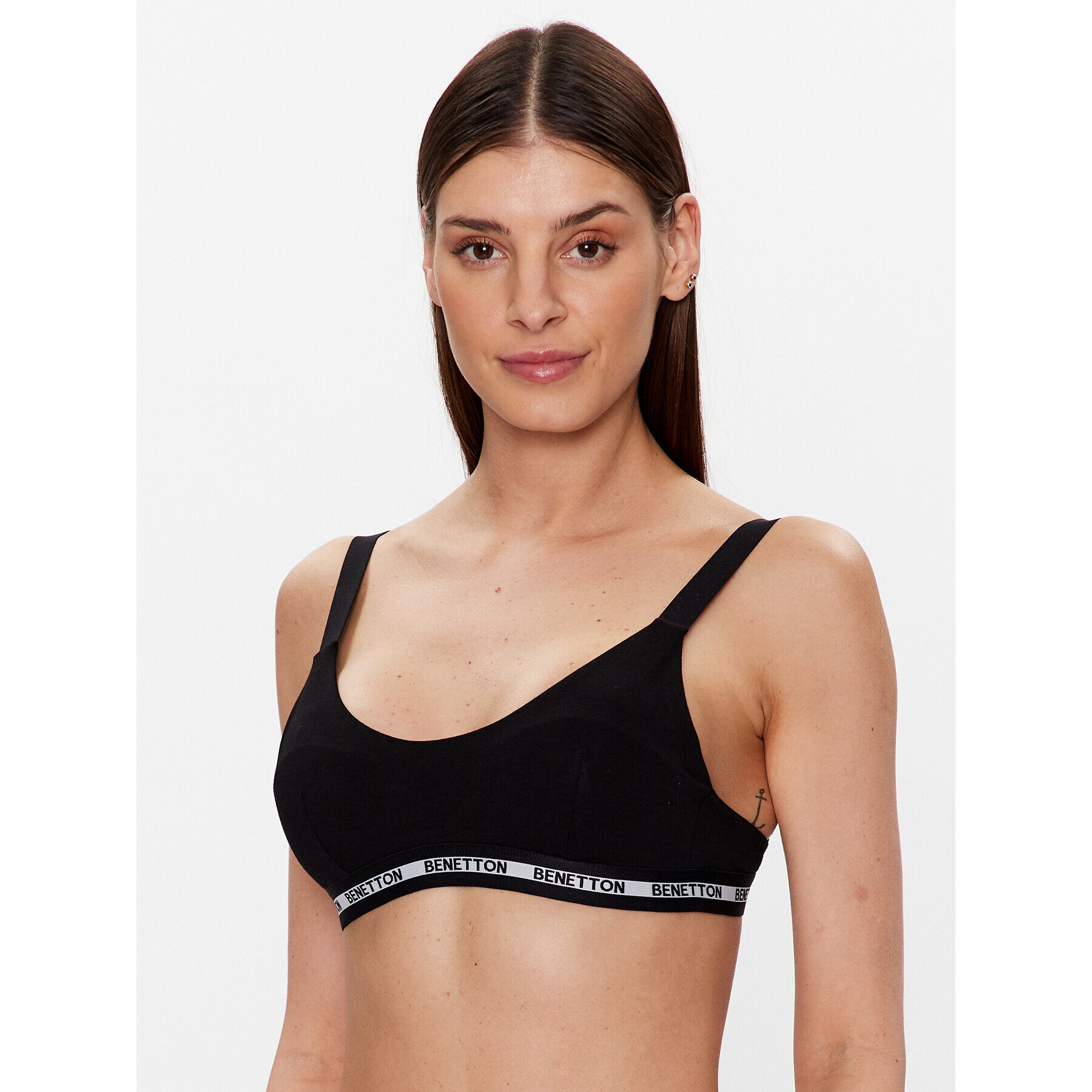 United Colors Of Benetton Podprsenka Bralette 3OP81R00C Čierna - Pepit.sk