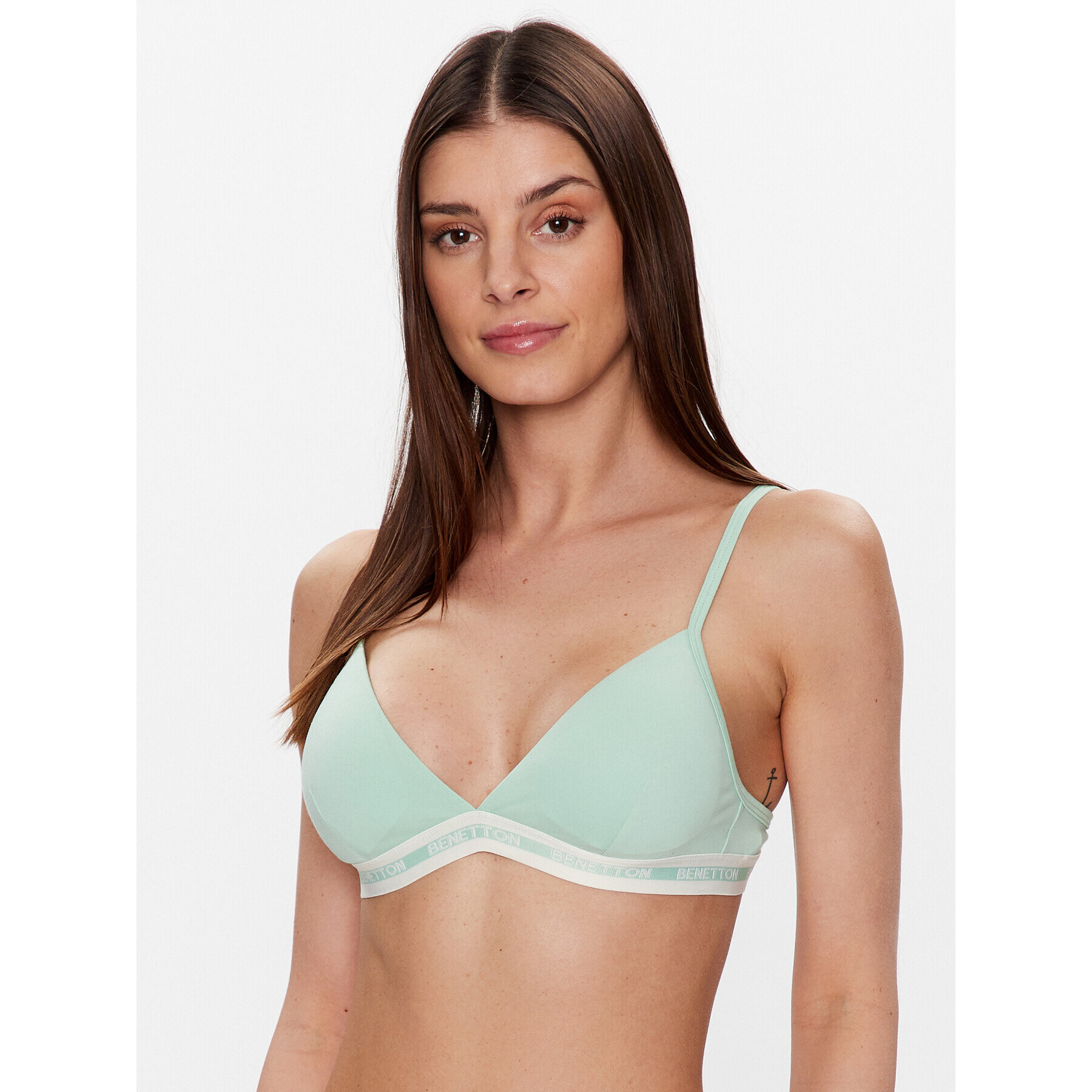 United Colors Of Benetton Podprsenka Bralette 3OP81R00C Zelená - Pepit.sk