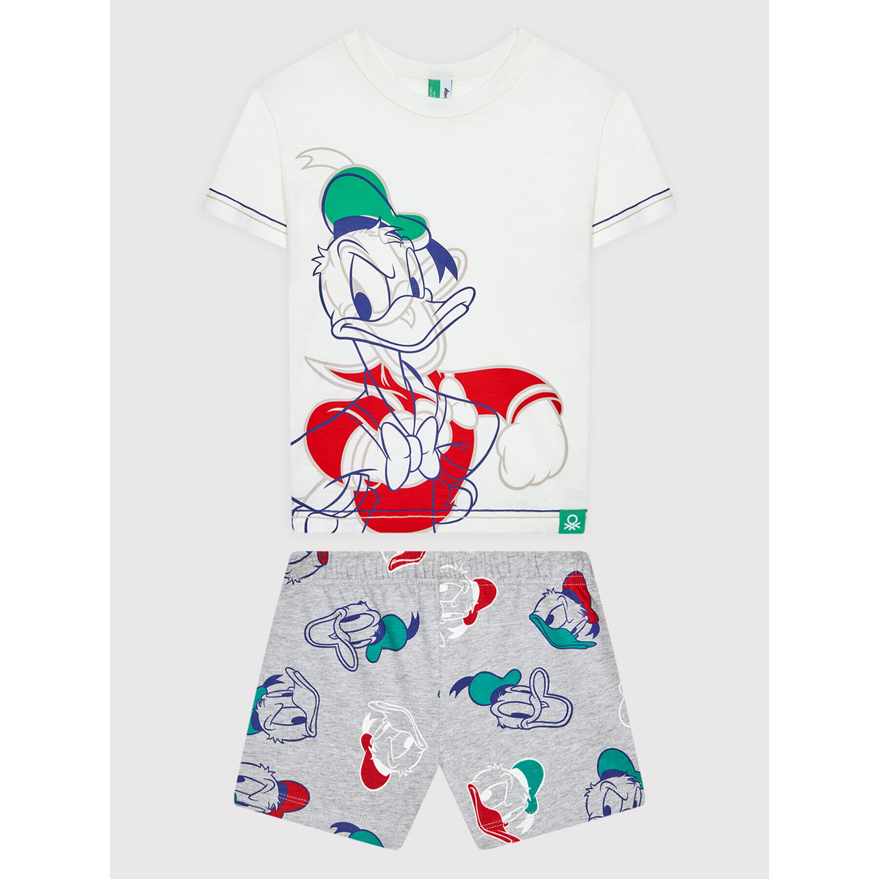 United Colors Of Benetton Pyžamo DISNEY 3BVX0P00T Biela Regular Fit - Pepit.sk