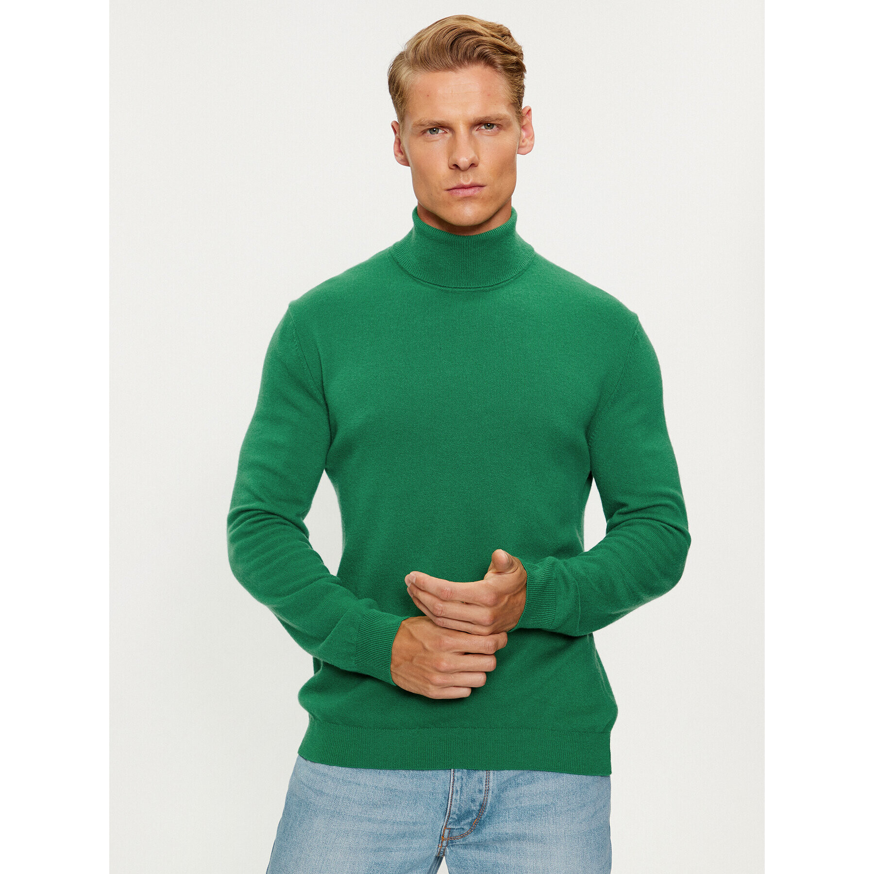 United Colors Of Benetton Rolák 1002U2180 Zelená Regular Fit - Pepit.sk