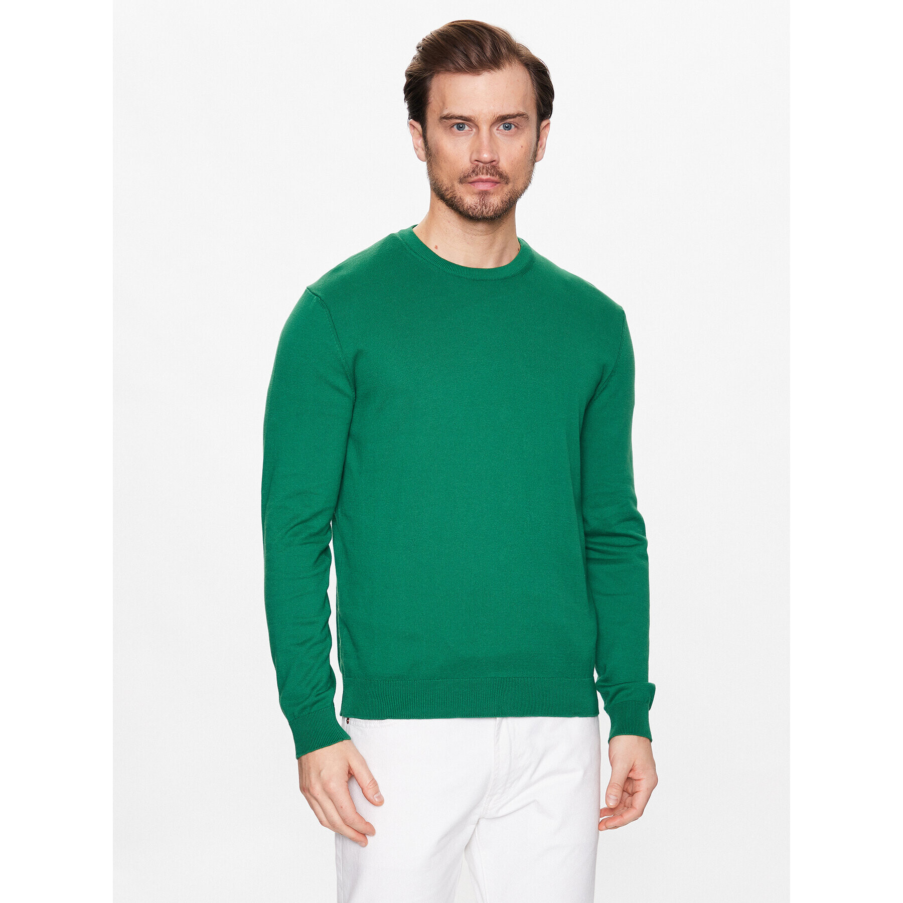 United Colors Of Benetton Sveter 1098U1I76 Zelená Regular Fit - Pepit.sk