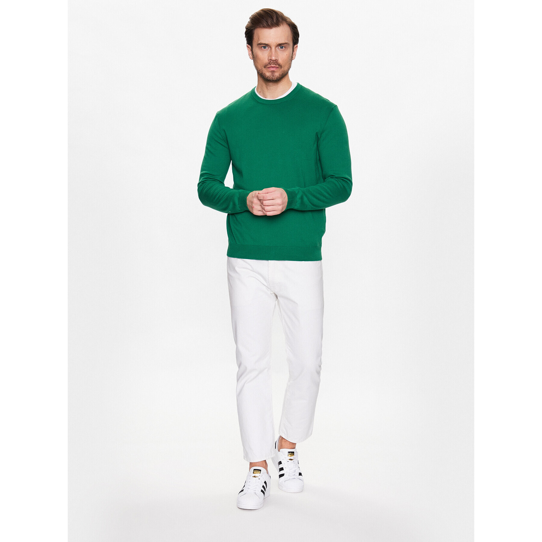 United Colors Of Benetton Sveter 1098U1I76 Zelená Regular Fit - Pepit.sk