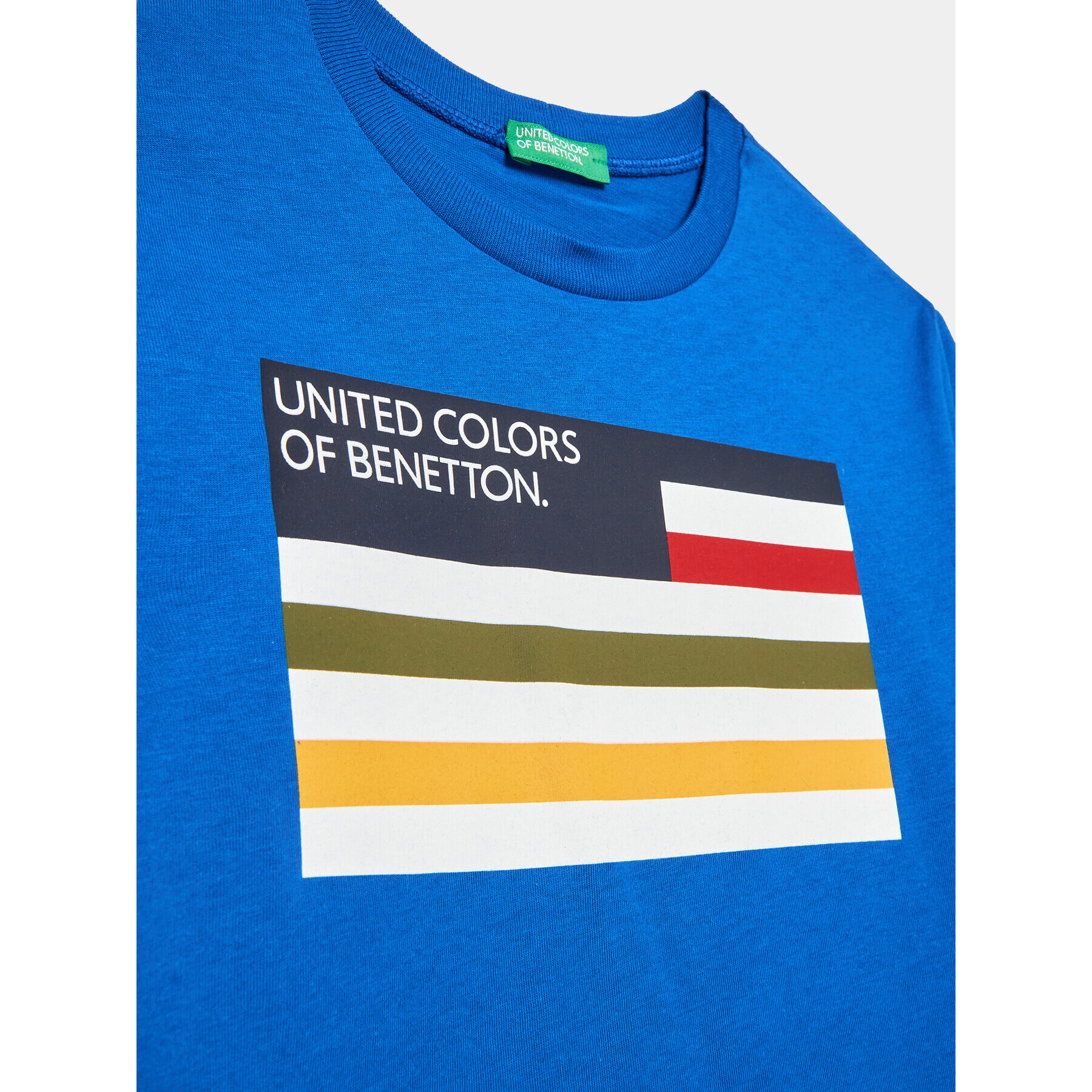 United Colors Of Benetton Tričko 3I1XC10D6 Modrá Regular Fit - Pepit.sk