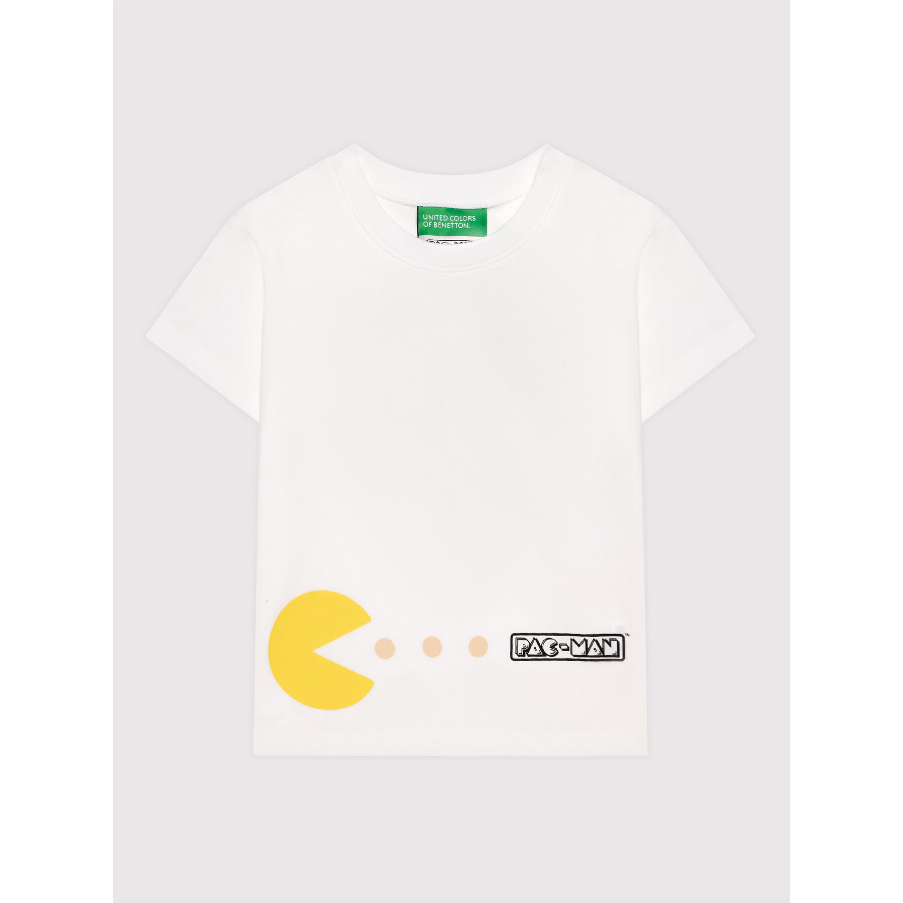 United Colors Of Benetton Tričko PAC-MAN 3096G102F Biela Regular Fit - Pepit.sk