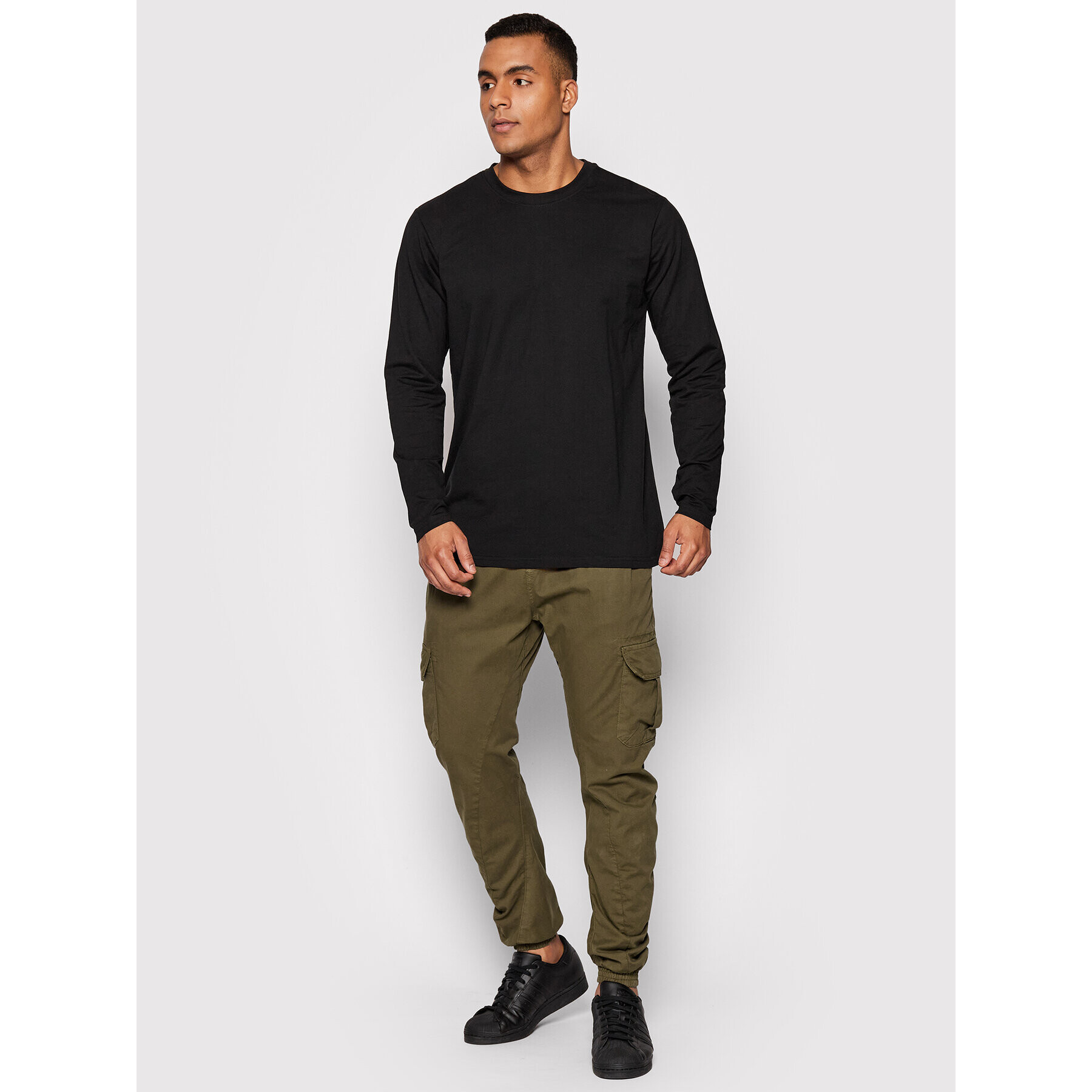 Urban Classics Jogger nohavice Cargo TB1268 Zelená Regular Fit - Pepit.sk