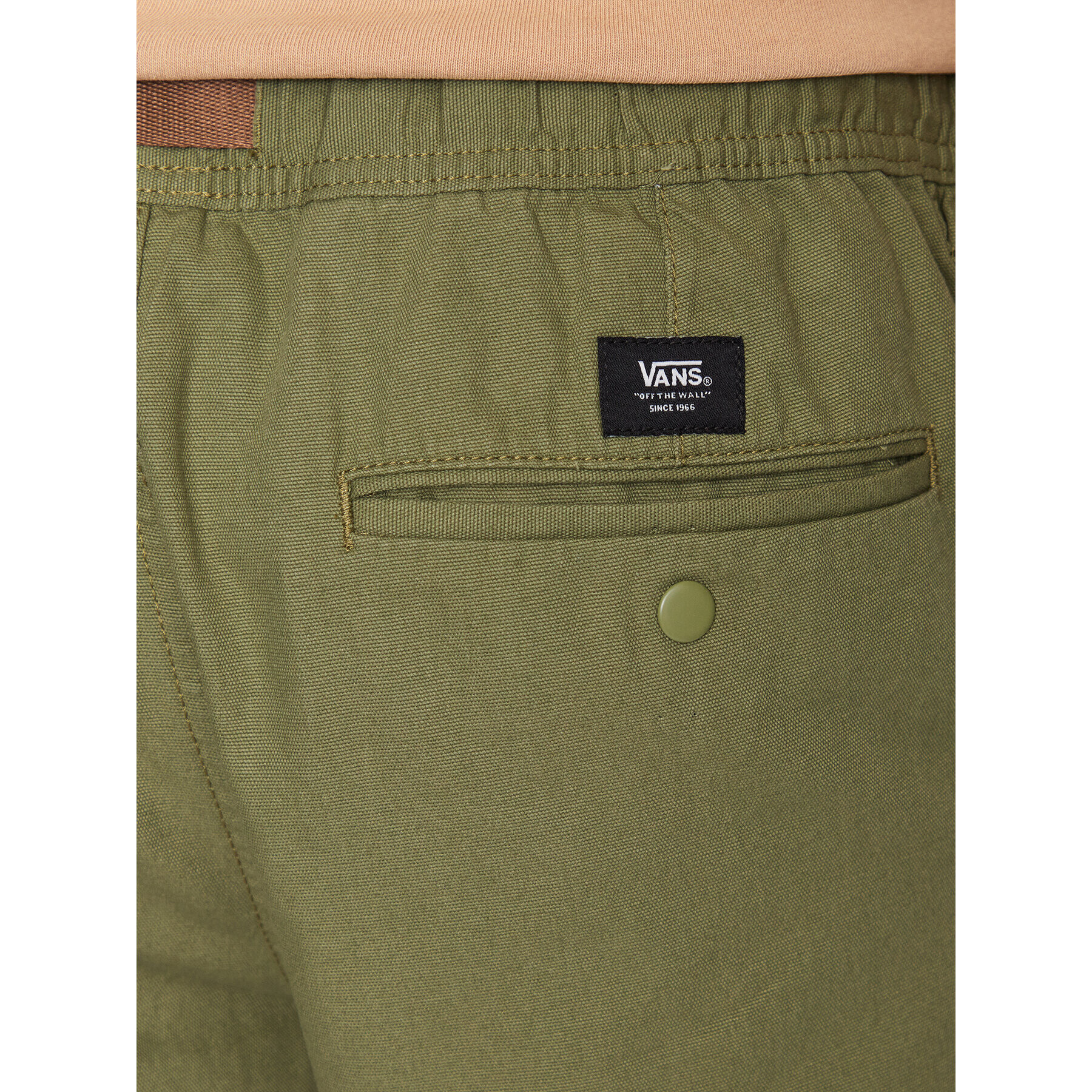 Vans Bavlnené nohavice Range Relaxed Climbing Pant VN0008N3 Zelená Relaxed Fit - Pepit.sk