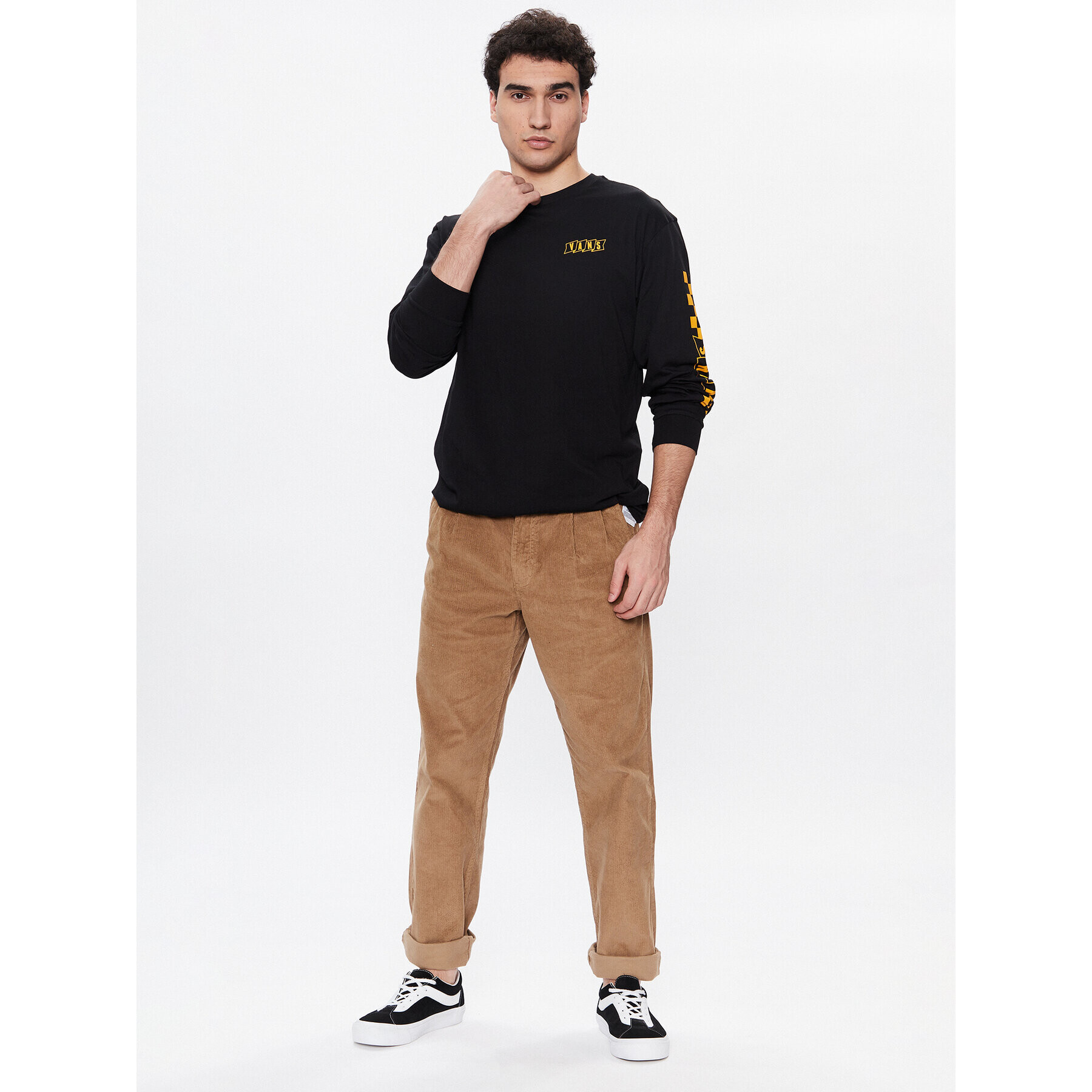 Vans Chino nohavice Authentic VN0005XS Béžová Loose Fit - Pepit.sk