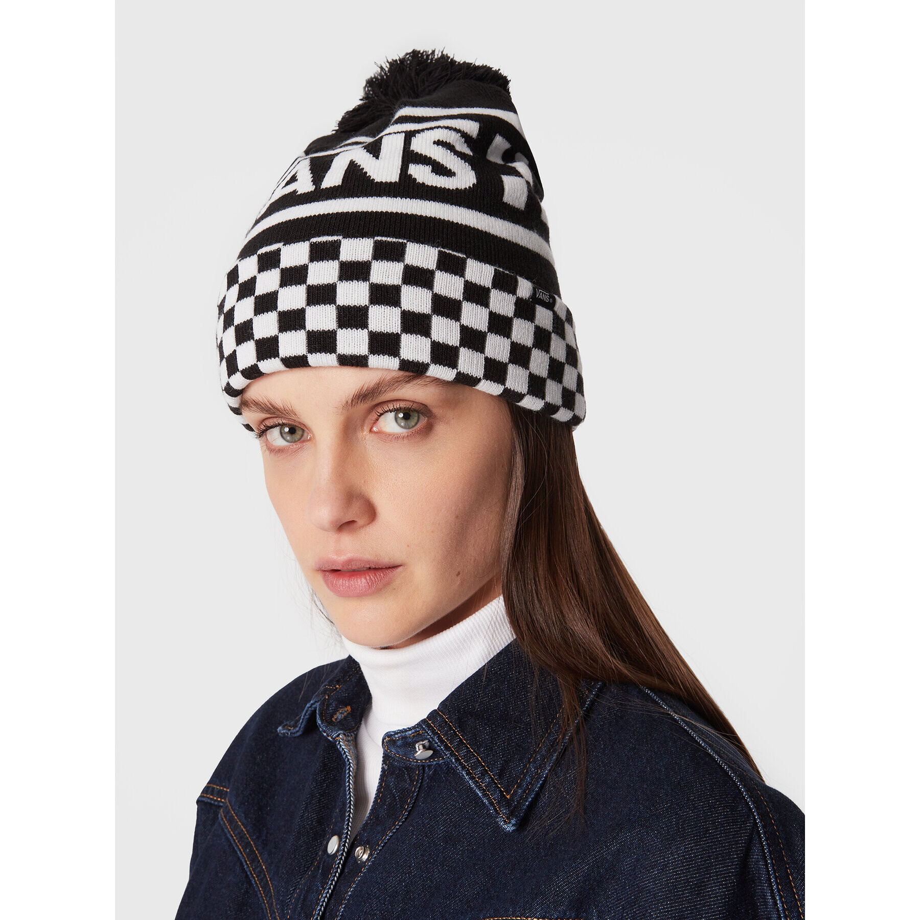 Vans Čiapka Spirit Pom Beanie VN0A5LG3Y281 Čierna - Pepit.sk