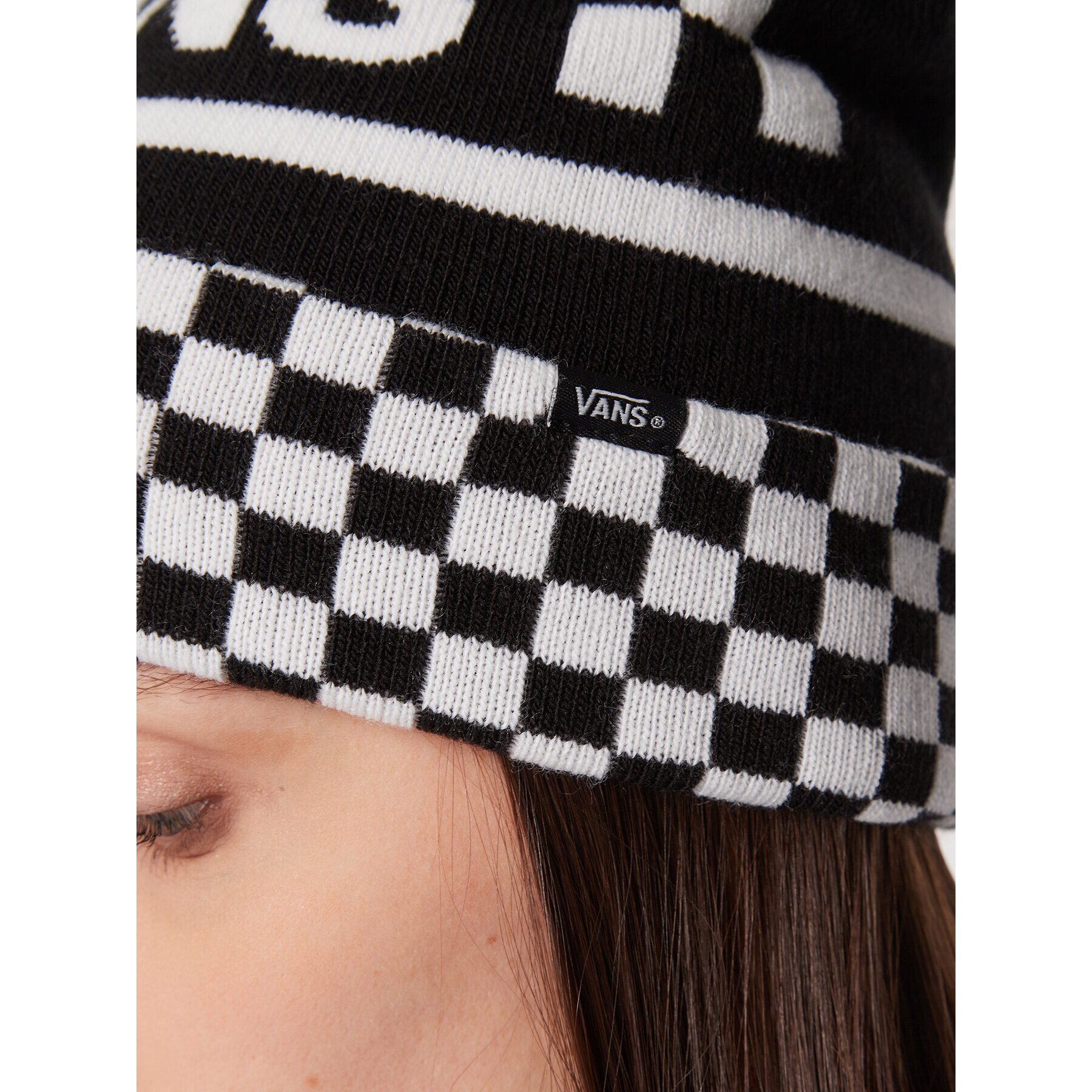 Vans Čiapka Spirit Pom Beanie VN0A5LG3Y281 Čierna - Pepit.sk