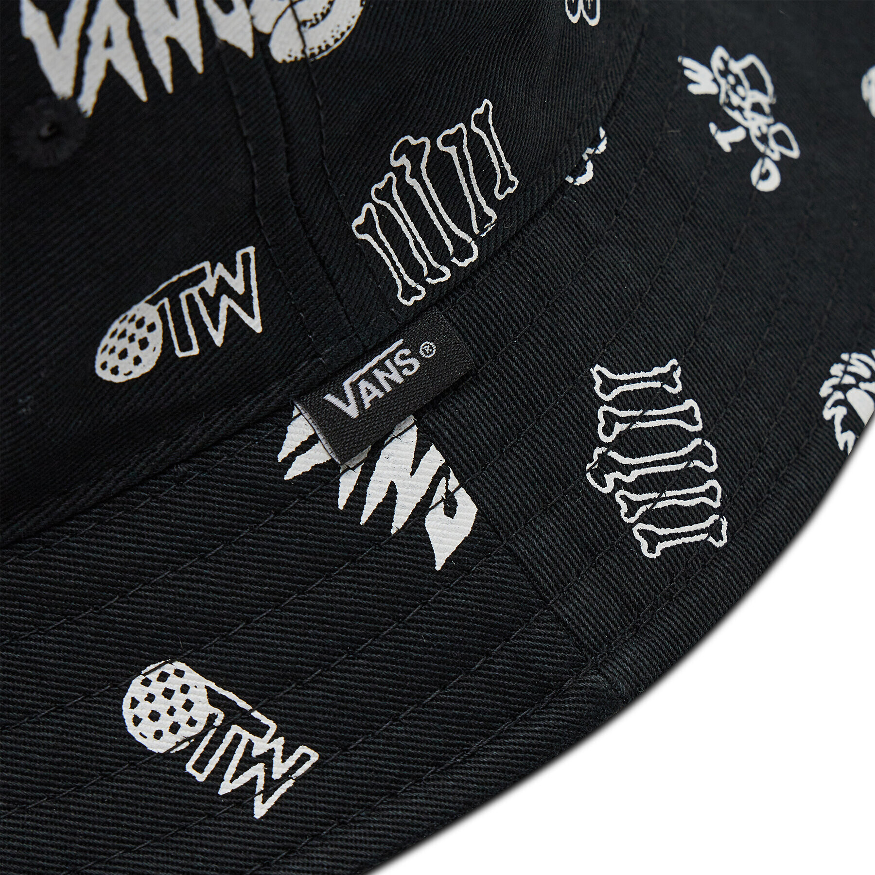 Vans Klobúk Bucket Undertone II VN0A4TQBZBG1 Čierna - Pepit.sk