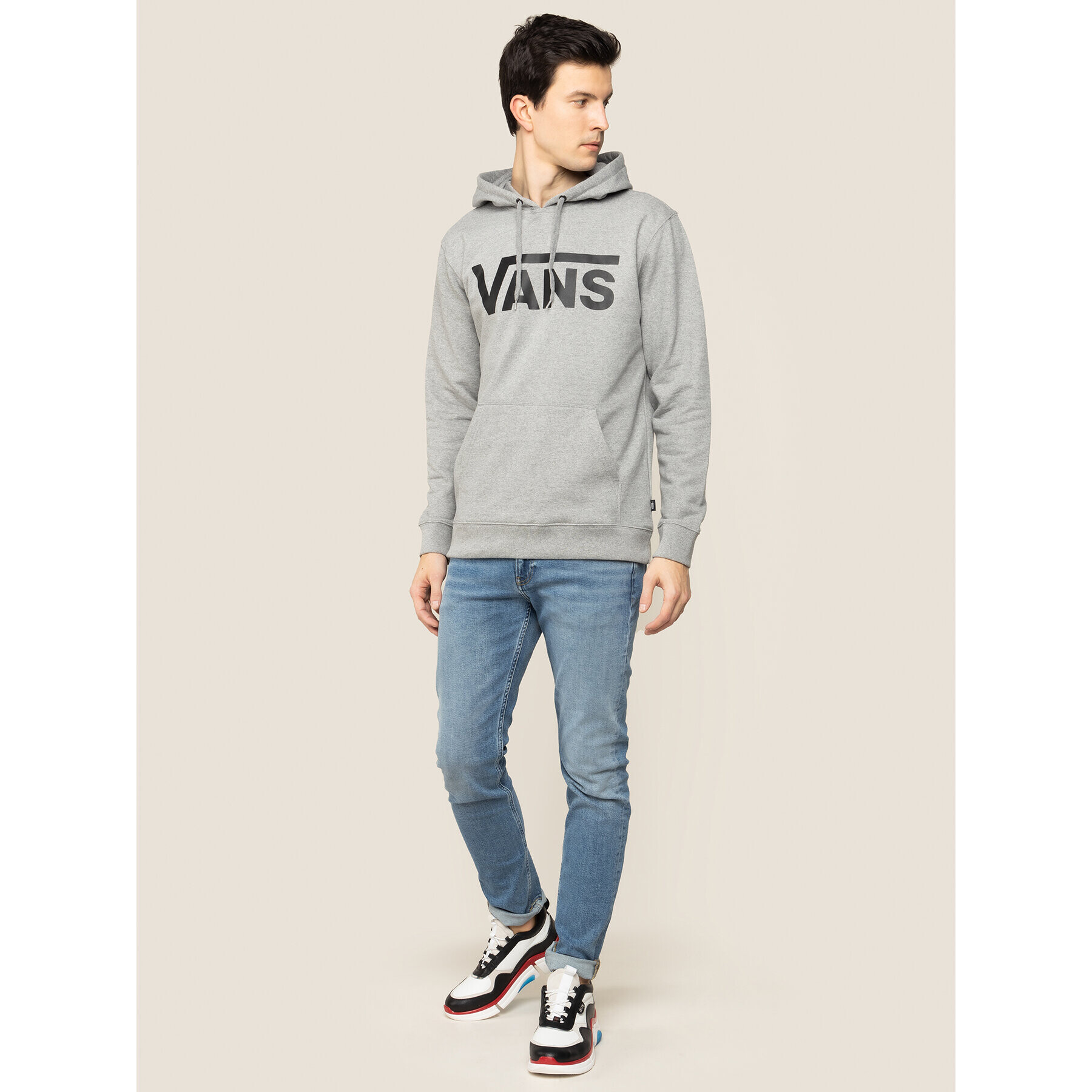 Vans Mikina Classic Po Hd II VN0A456BADY1 Sivá Regular Fit - Pepit.sk