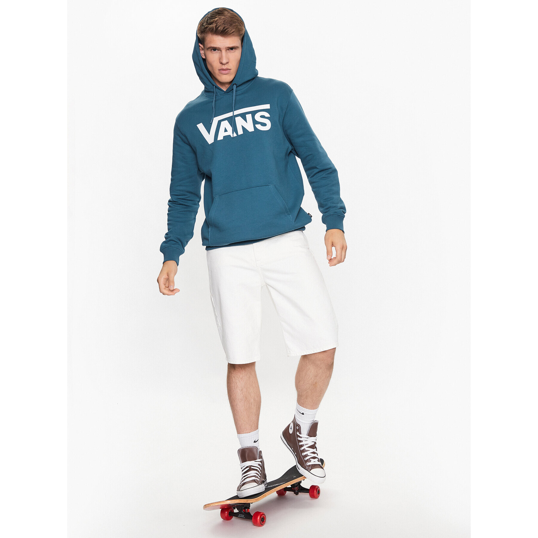 Vans Mikina Mn Classic Po Hoodie Ii VN0A456B Tmavomodrá Classic Fit - Pepit.sk