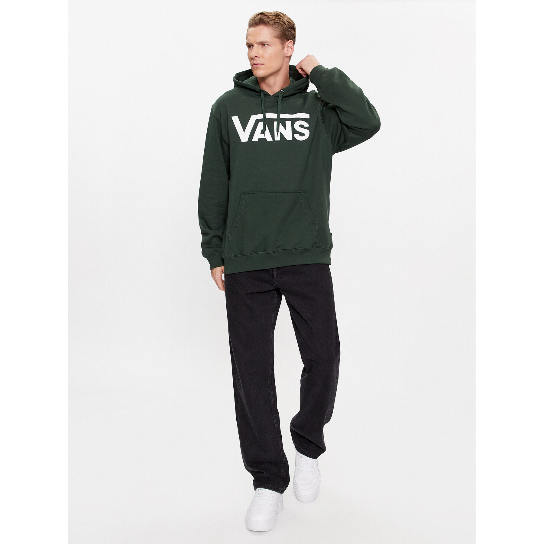 Vans Mikina Mn Classic Po Hoodie Ii VN0A456BBZ01 Zelená Classic Fit - Pepit.sk