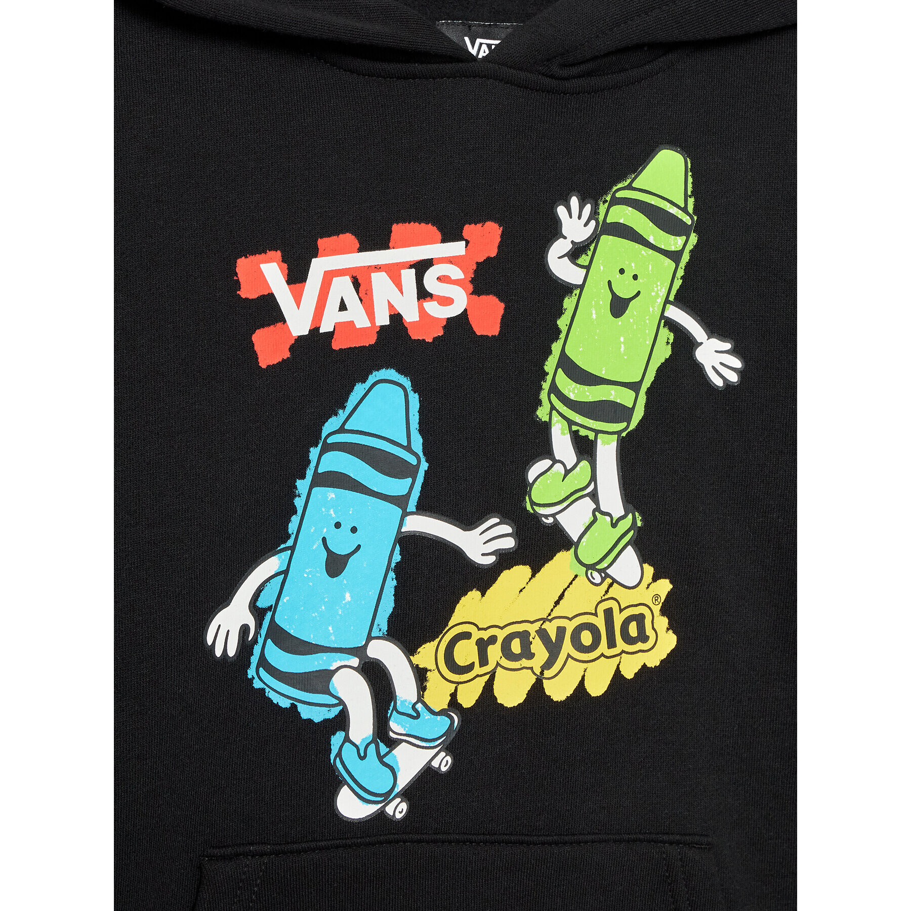 Vans Mikina X Crayola VN0A7SGJ Čierna Regular Fit - Pepit.sk