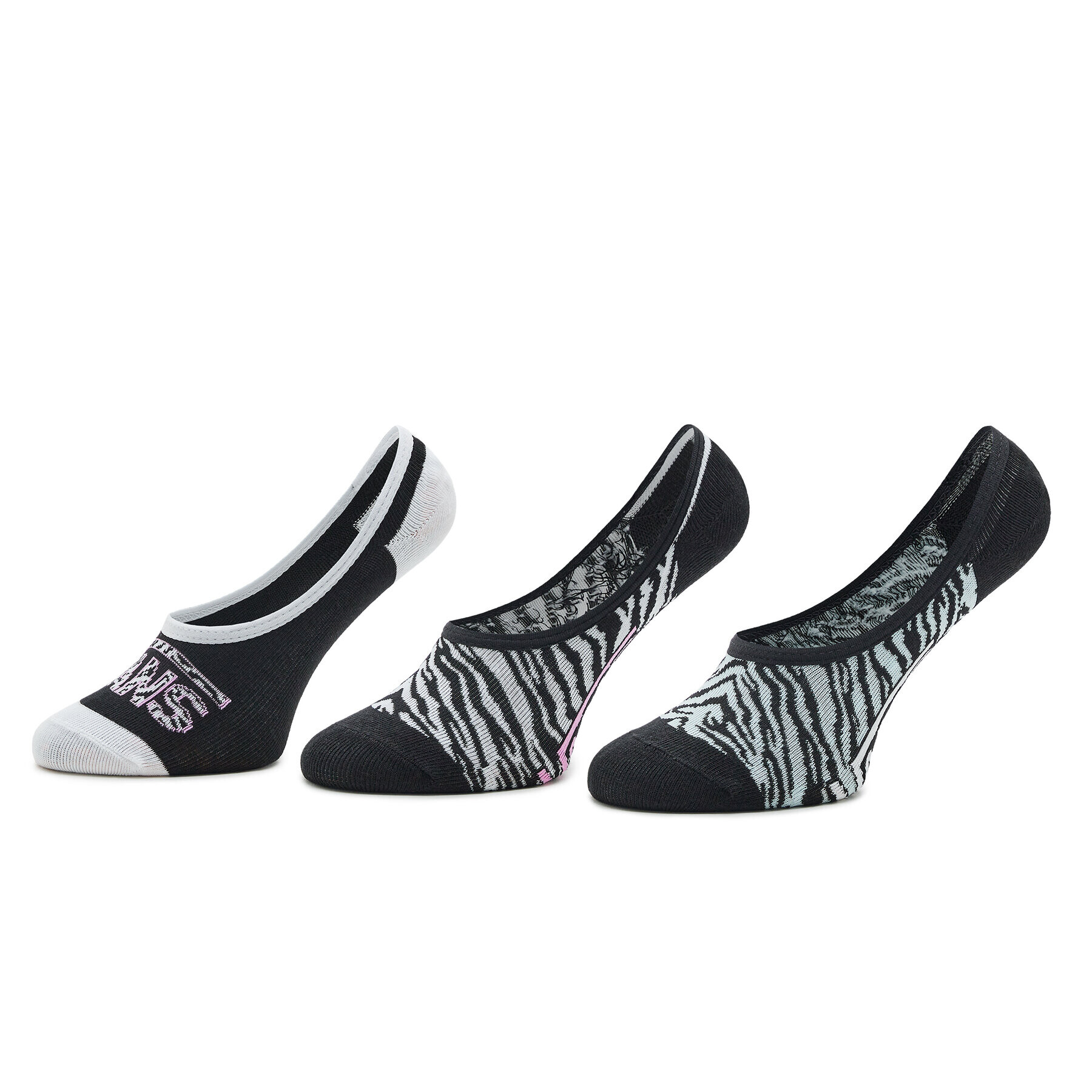 Vans Súprava 3 párov krátkych detských ponožiek Zebra Daze Canoodle VN0007AXBR51 Farebná - Pepit.sk