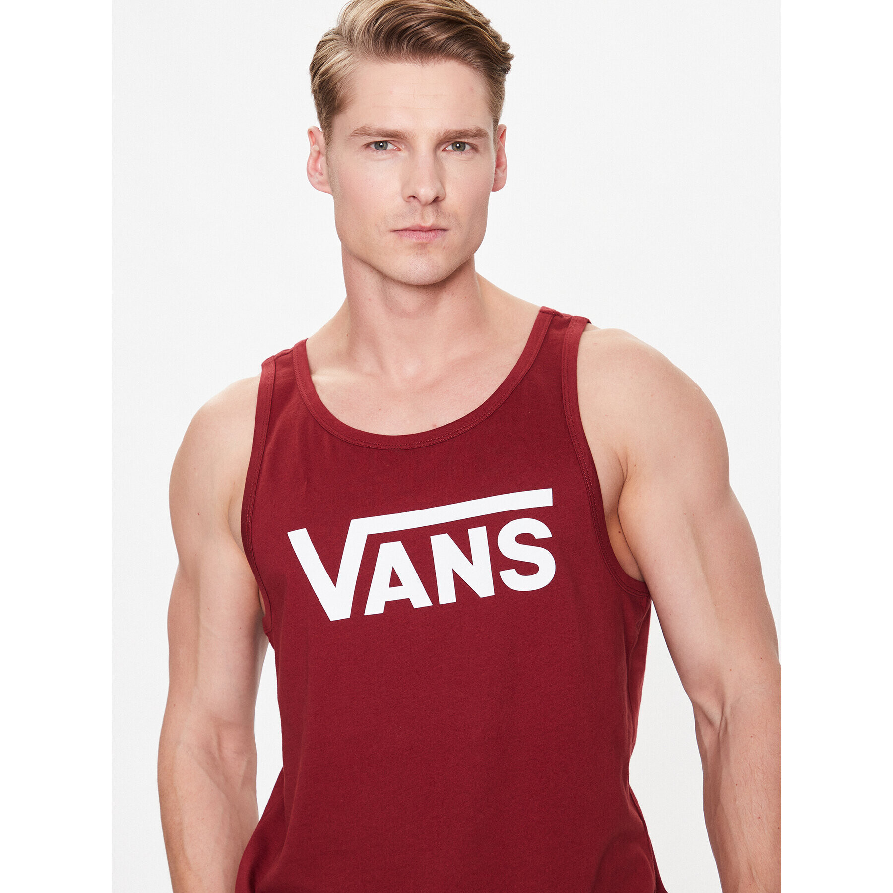 Vans Tank top Classic VN000Y8V Bordová Classic Fit - Pepit.sk