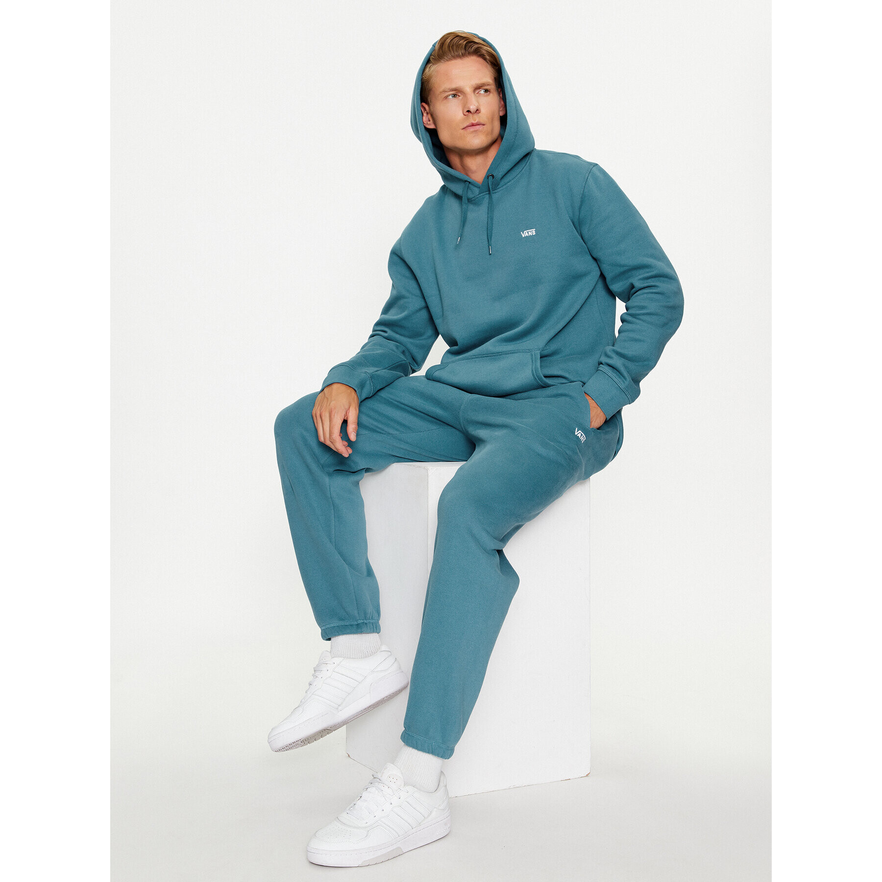 Vans Teplákové nohavice Mn Comfycush Sweatpant VN0A4OON Tmavomodrá Relaxed Fit - Pepit.sk