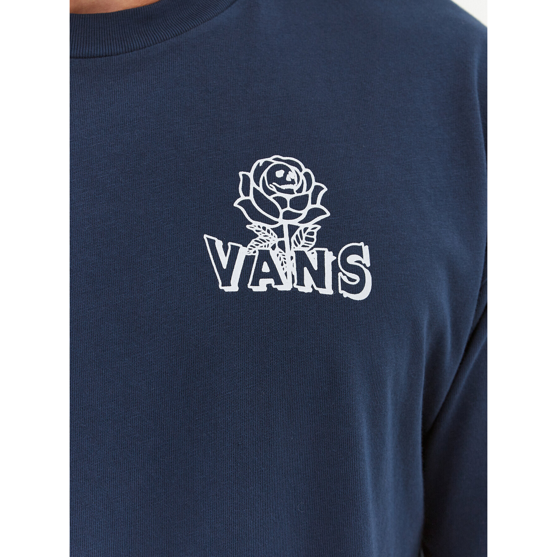 Vans Tričko Off The Wall Social Club Ss Tee VN0008S0 Modrá Classic Fit - Pepit.sk