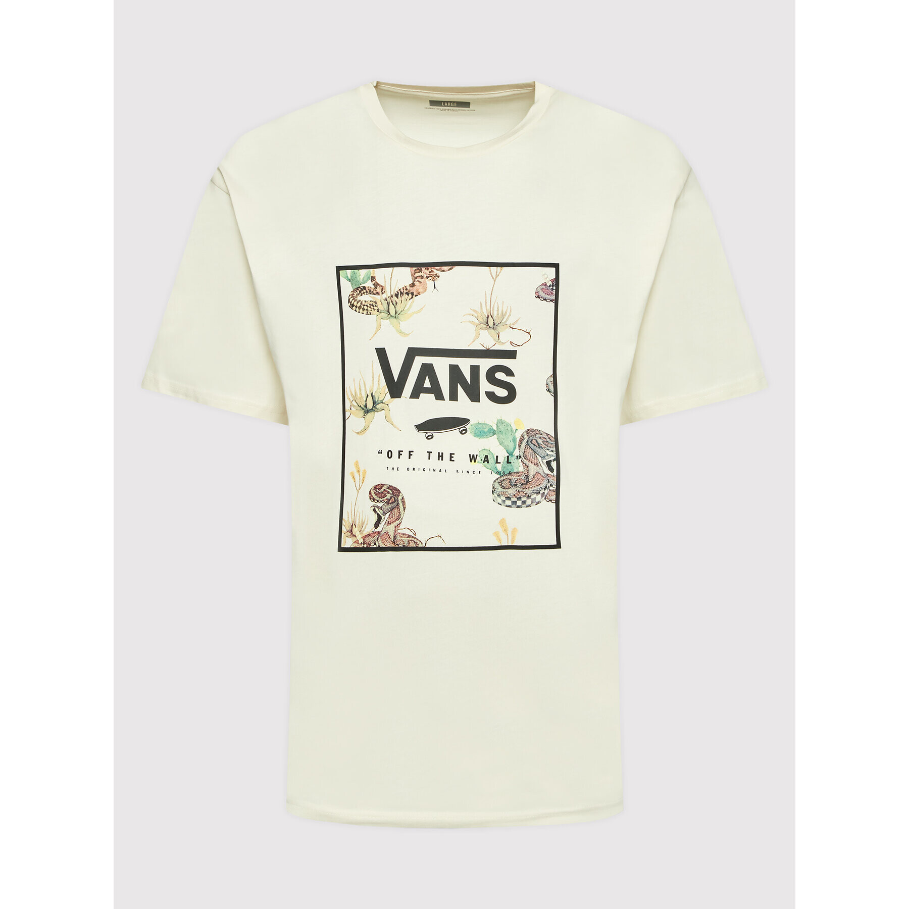 Vans Tričko VN0A5E7Y Béžová Classic Fit - Pepit.sk