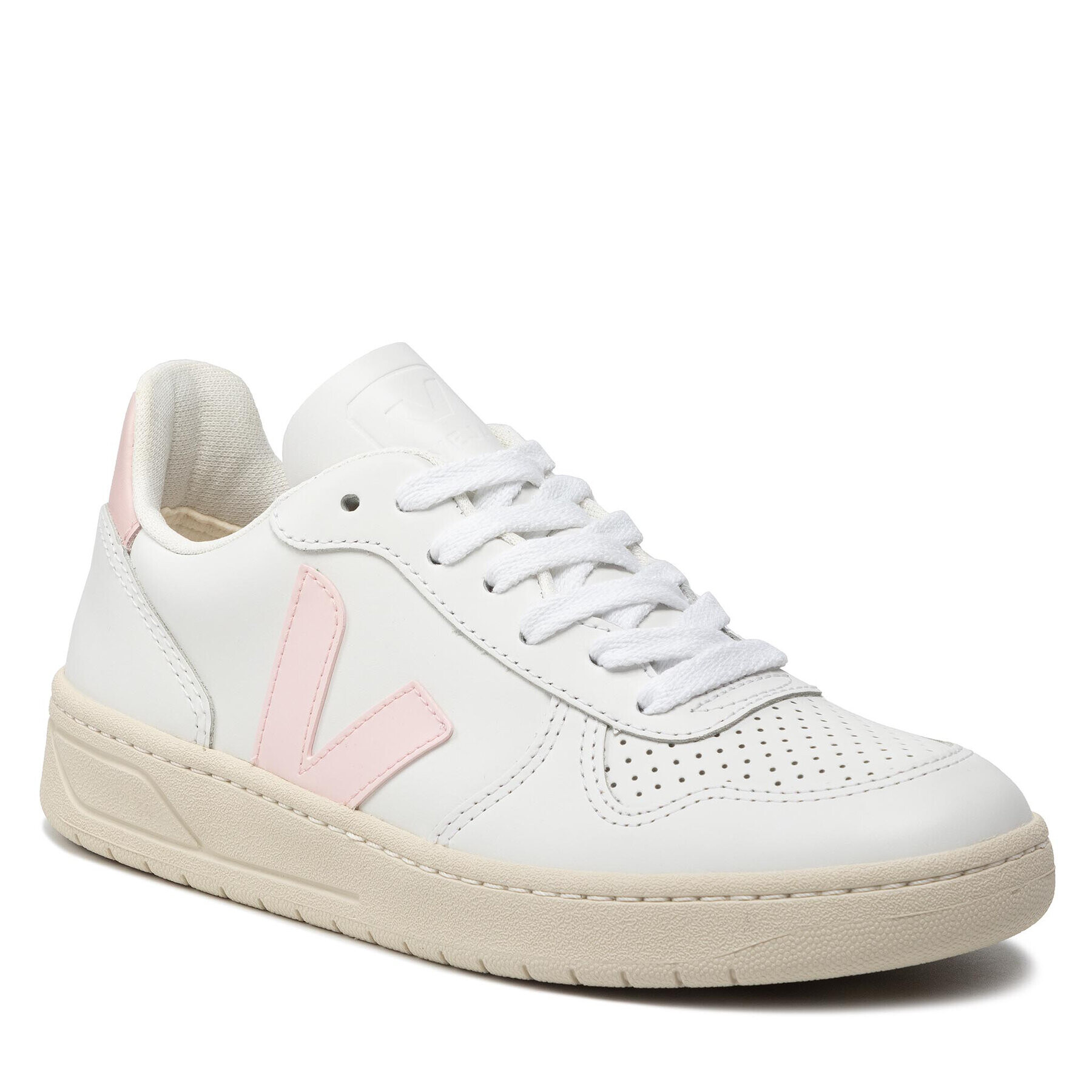 Veja Sneakersy V-10 Leather VX0202644A Biela - Pepit.sk