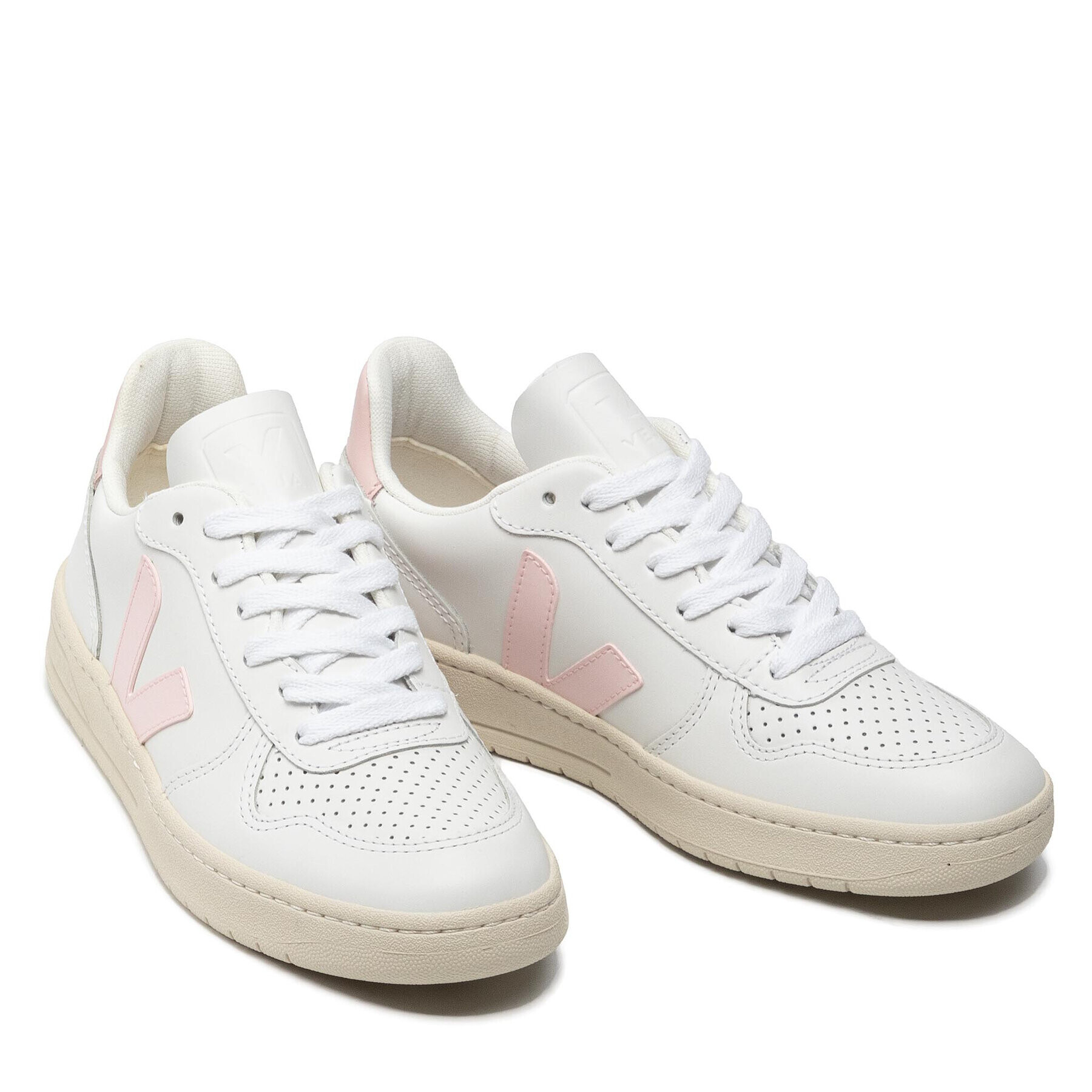 Veja Sneakersy V-10 Leather VX0202644A Biela - Pepit.sk