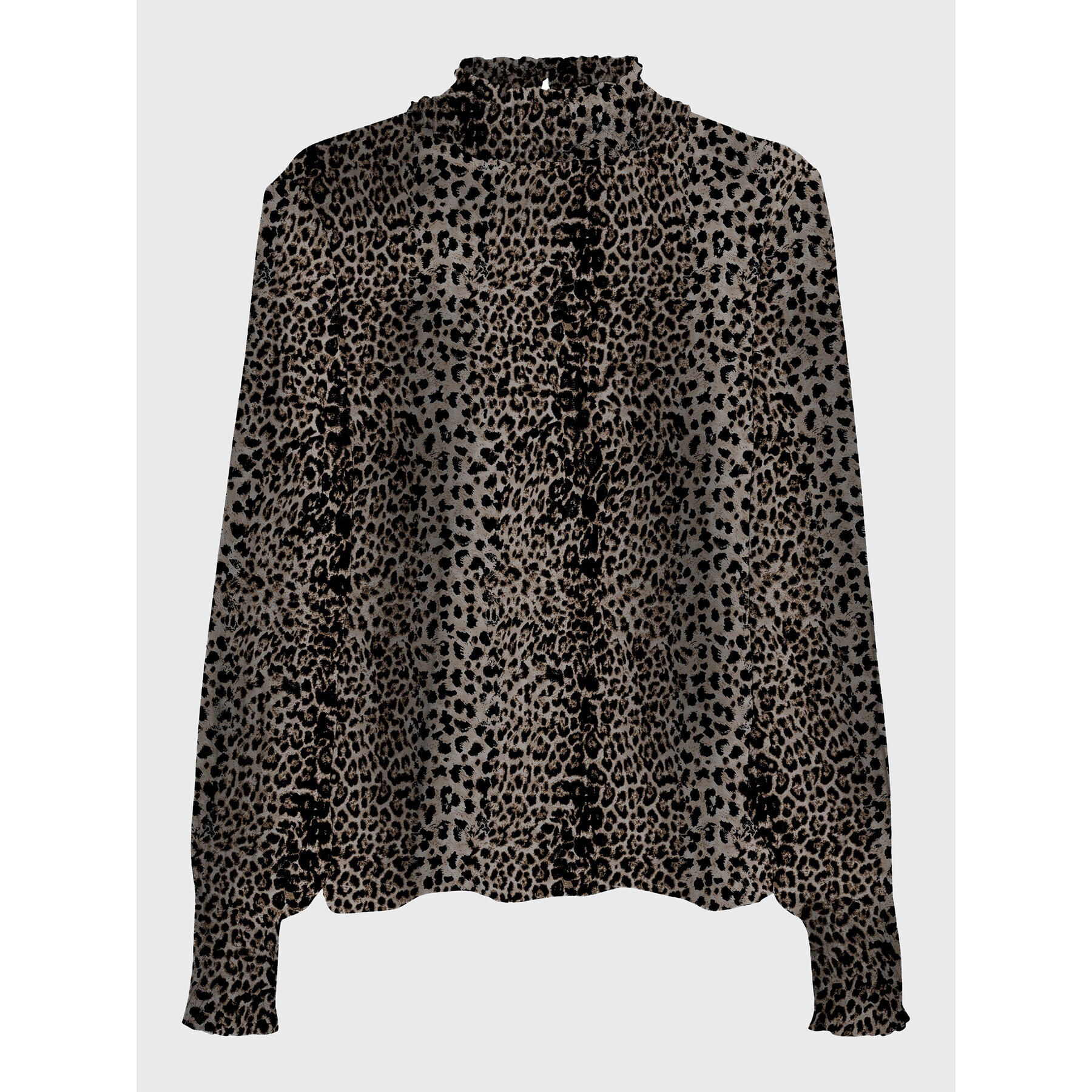 Vero Moda Blúzka Kittie 10276212 Hnedá Relaxed Fit - Pepit.sk