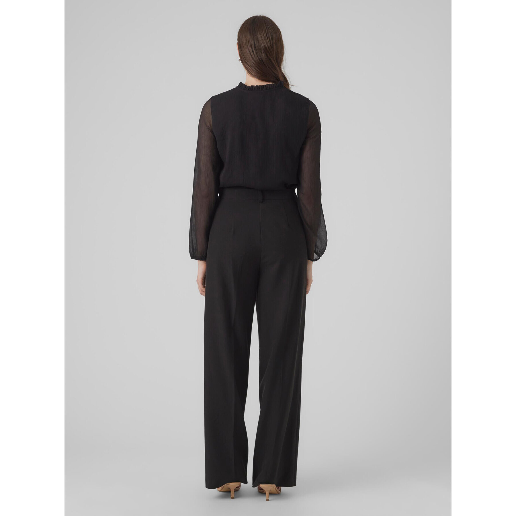 Vero Moda Blúzka Milla 10295551 Čierna Regular Fit - Pepit.sk