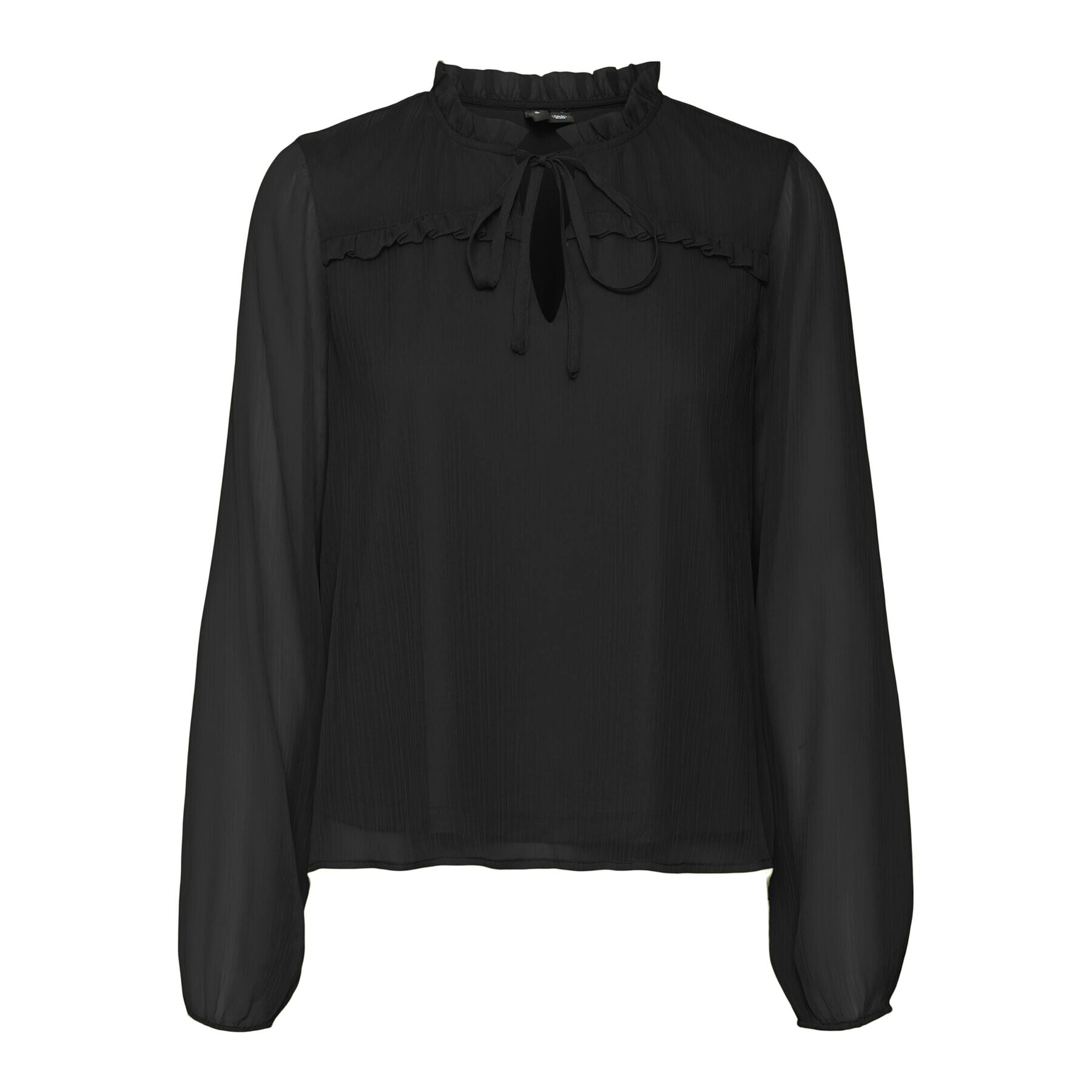 Vero Moda Blúzka Milla 10295551 Čierna Regular Fit - Pepit.sk