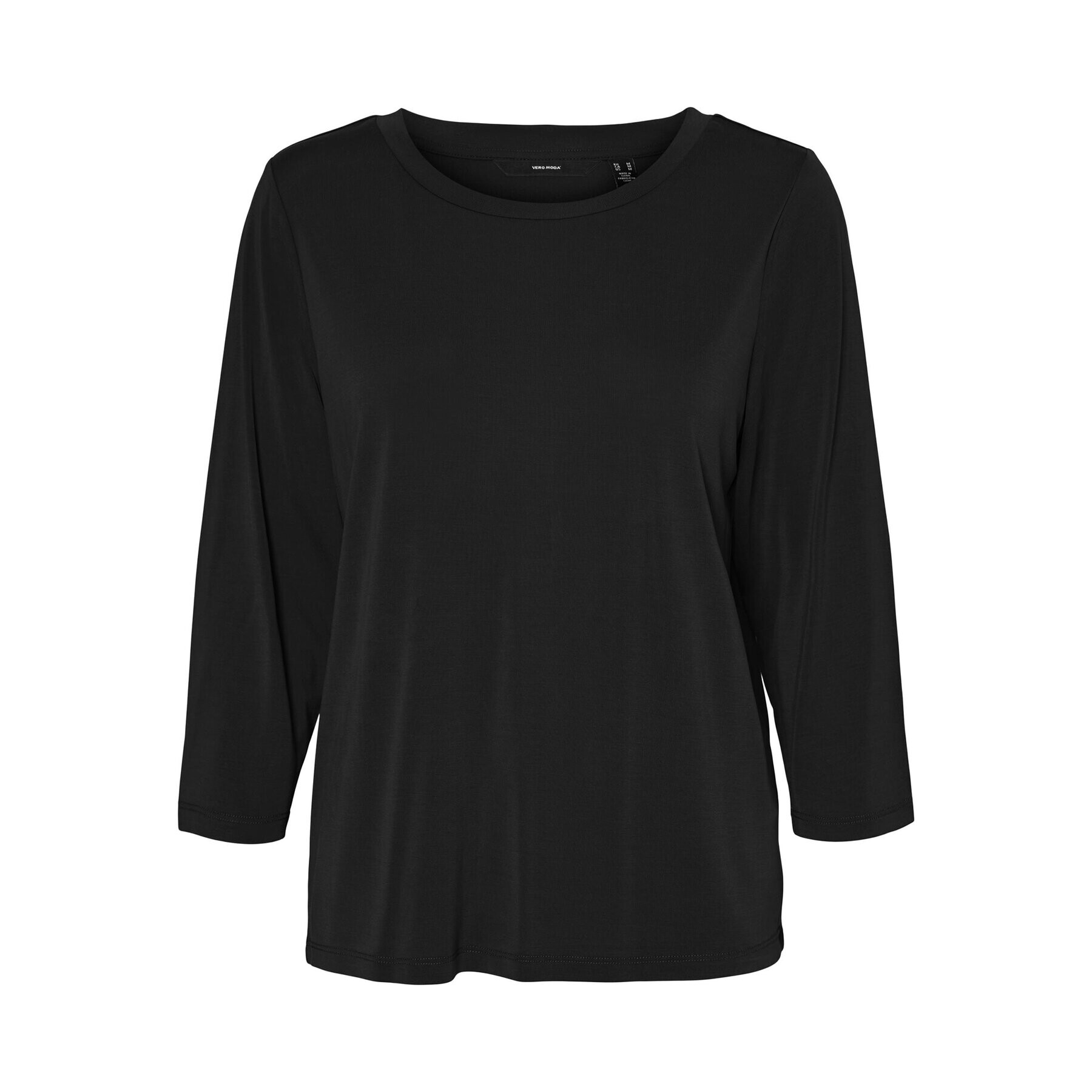 Vero Moda Curve Blúzka Evabia 10279540 Čierna Regular Fit - Pepit.sk