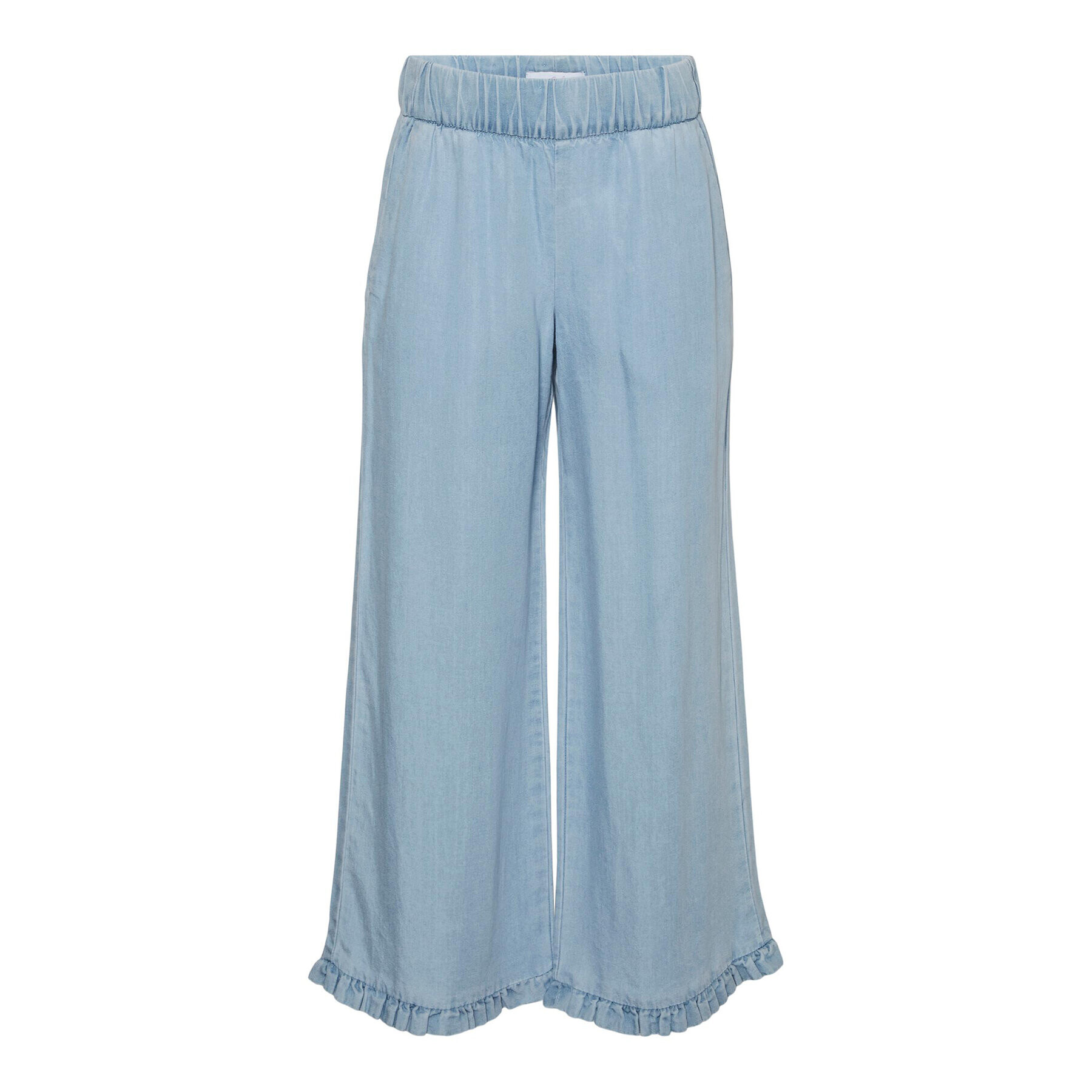 Vero Moda Girl Bavlnené nohavice 10283853 Modrá Wide Leg - Pepit.sk