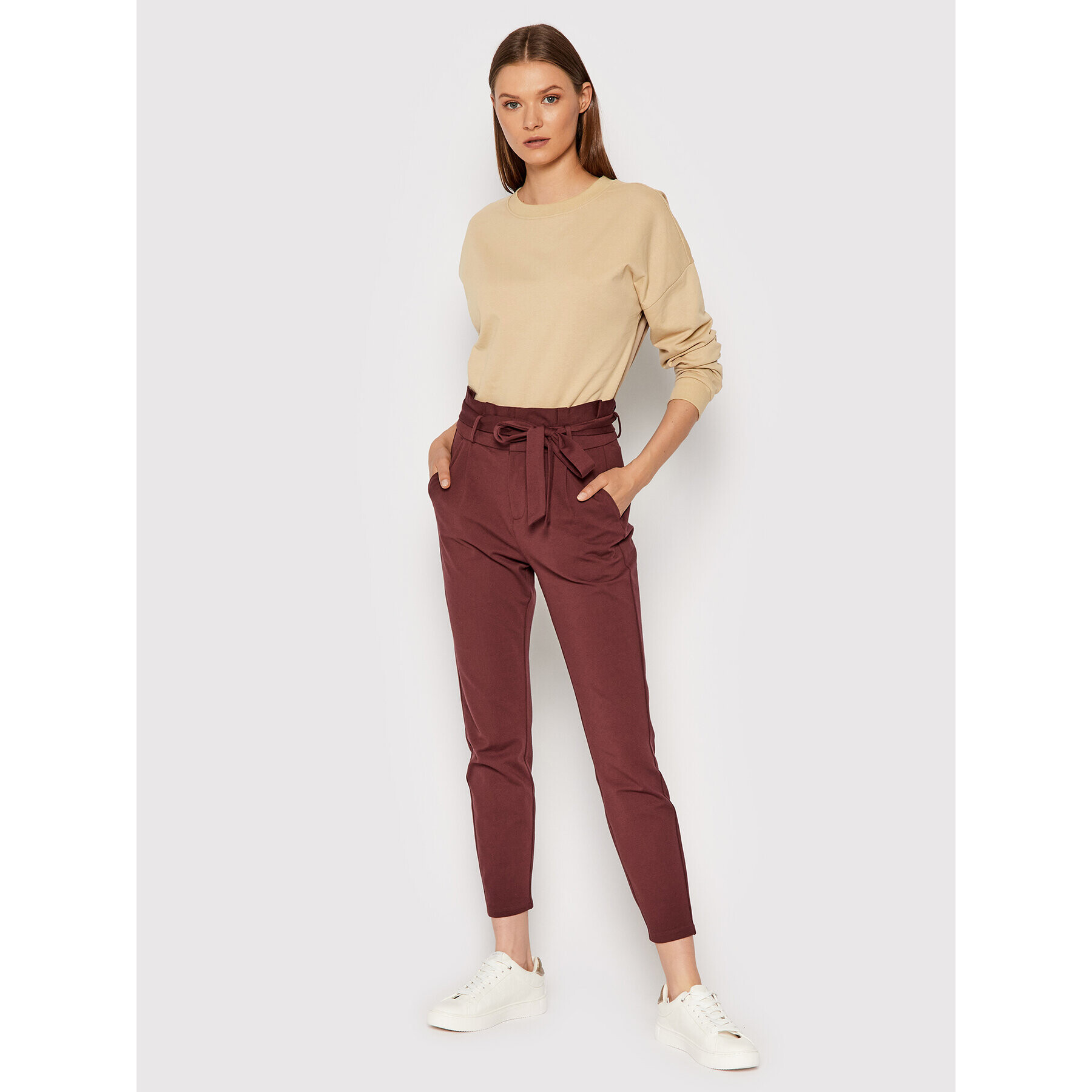 Vero Moda Mikina Octavia 10252960 Béžová Loose Fit - Pepit.sk