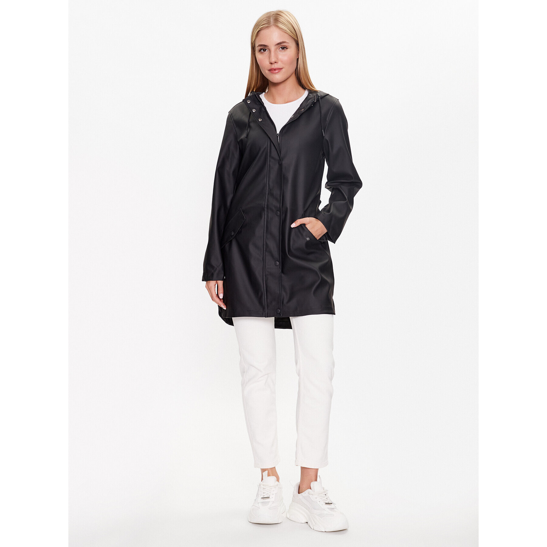 Vero Moda Bunda z imitácie kože Maloumie 10277771 Čierna Regular Fit - Pepit.sk