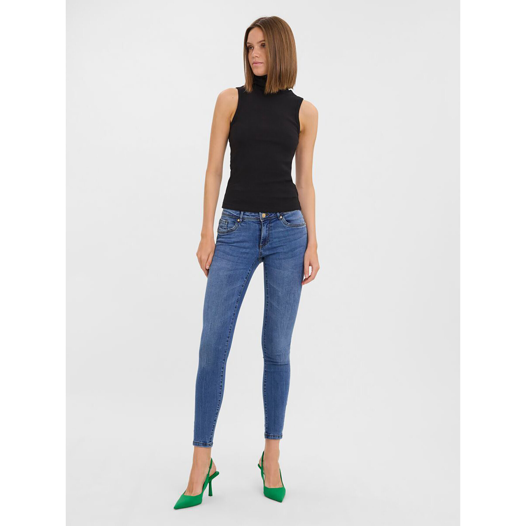 Vero Moda Rolák Vita 10271194 Čierna Slim Fit - Pepit.sk