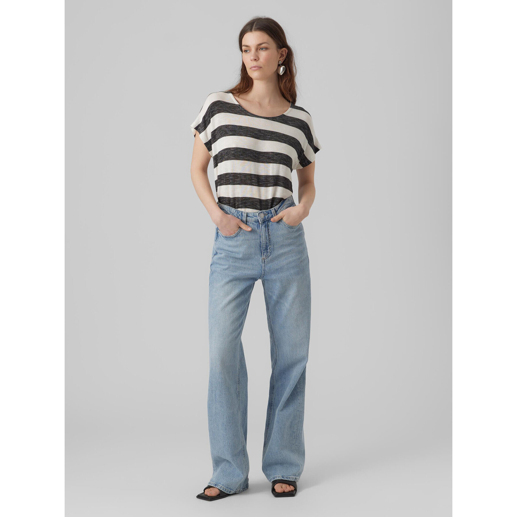 Vero Moda Tričko Wide 10284474 Farebná Box Fit - Pepit.sk