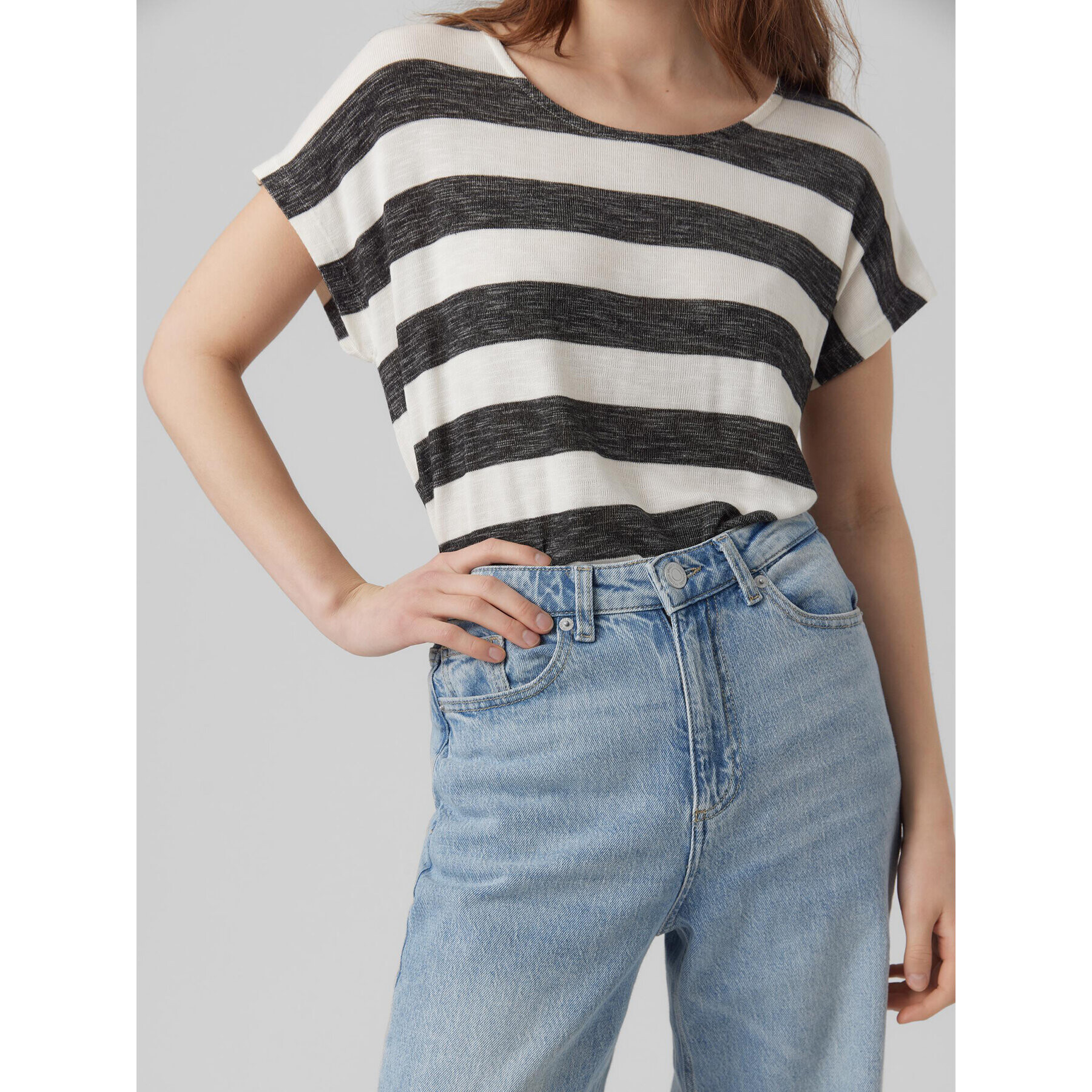 Vero Moda Tričko Wide 10284474 Farebná Box Fit - Pepit.sk