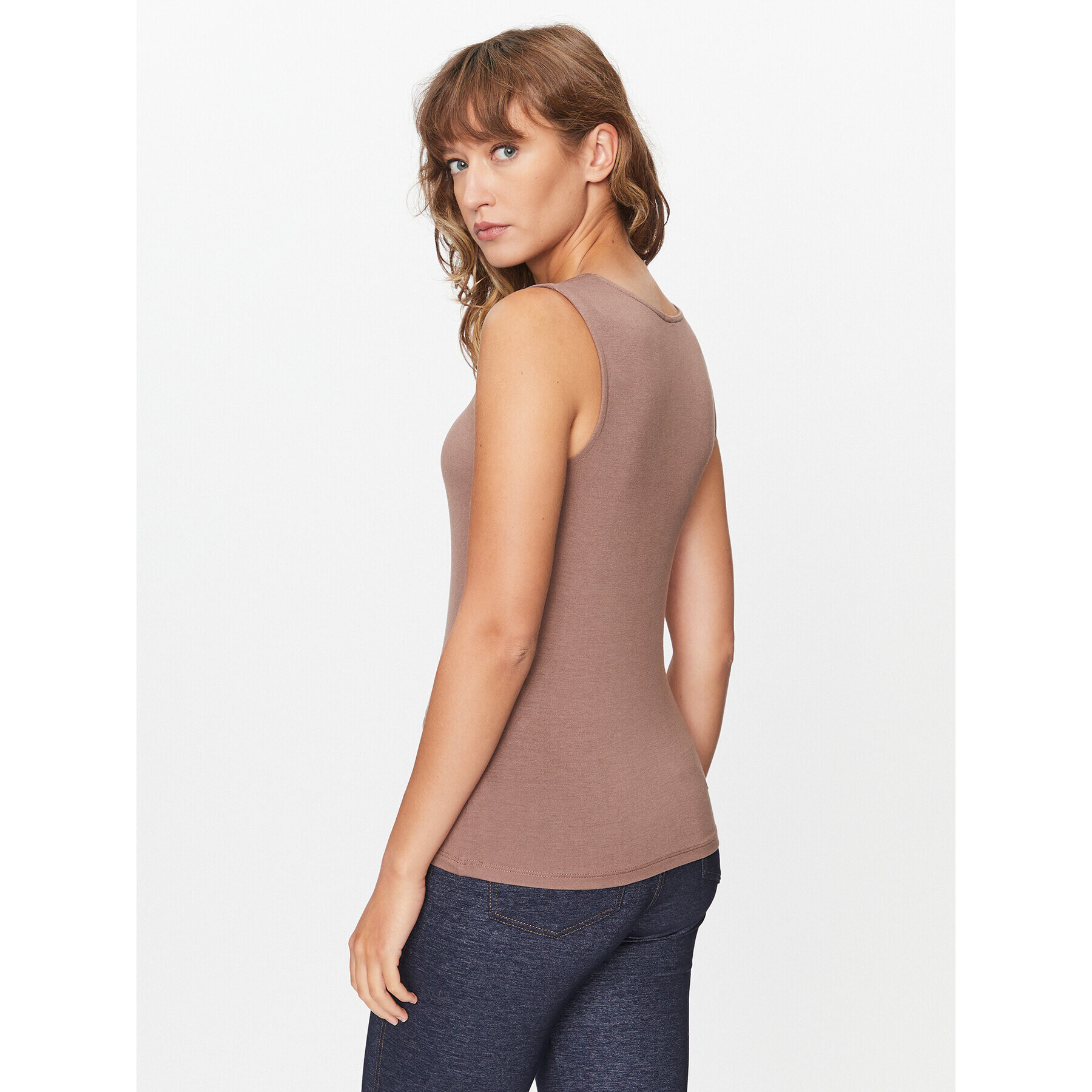 Vero Moda Top 10293792 Hnedá Regular Fit - Pepit.sk