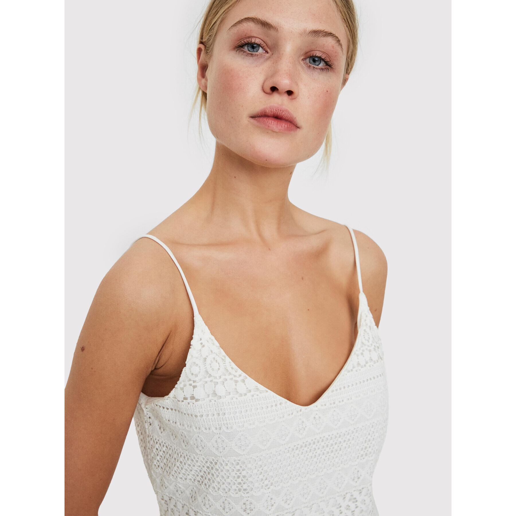 Vero Moda Top Honey 10190150 Biela Regular Fit - Pepit.sk