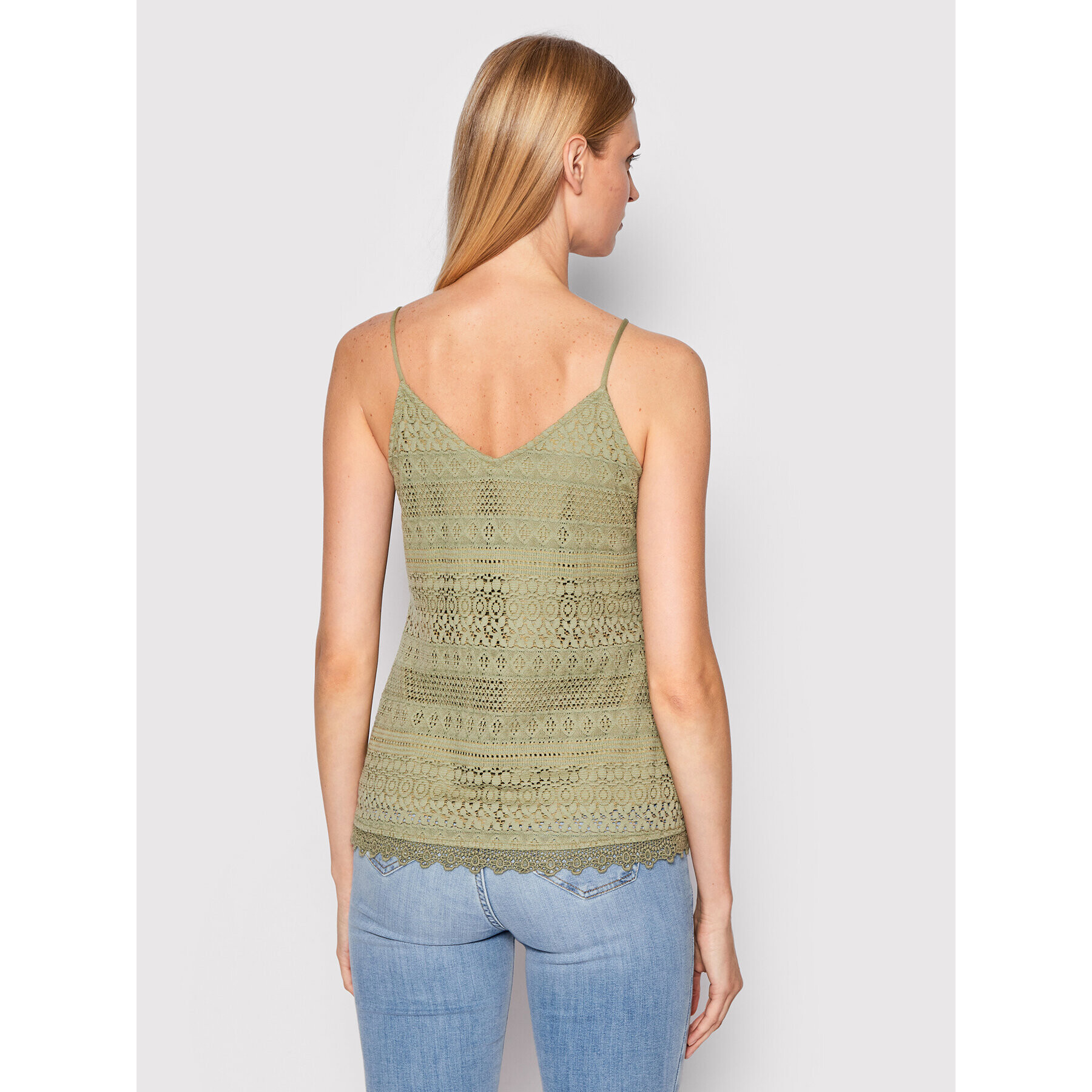 Vero Moda Top Honey 10190150 Zelená Regular Fit - Pepit.sk