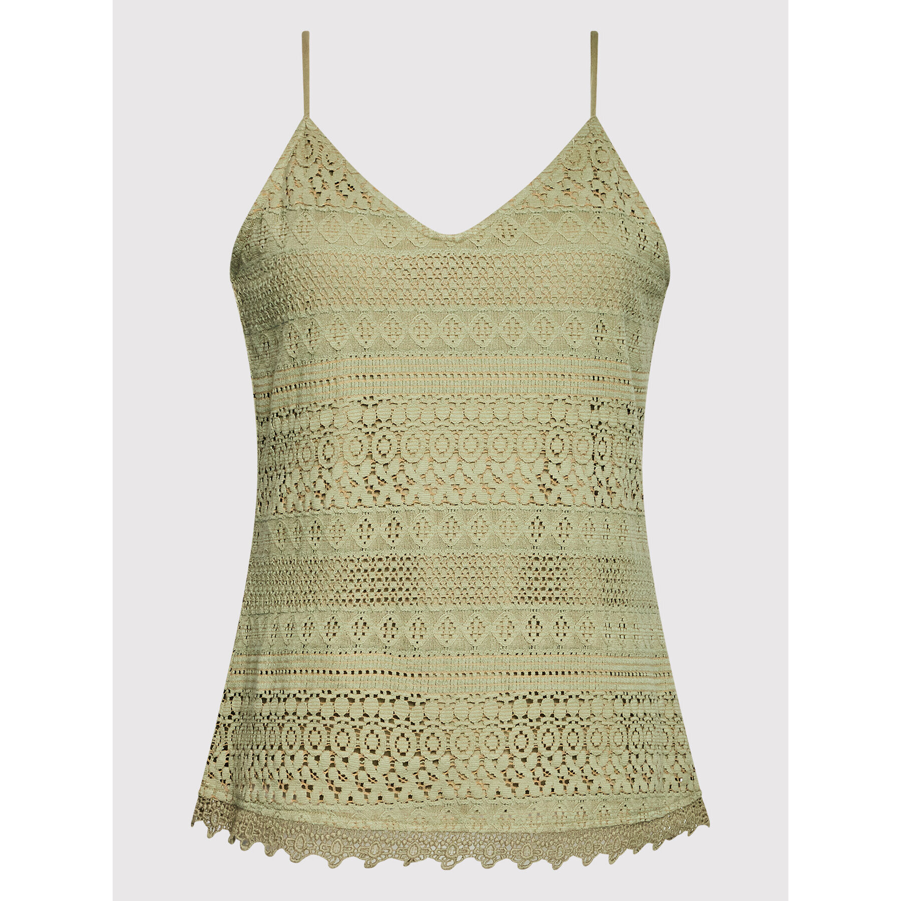 Vero Moda Top Honey 10190150 Zelená Regular Fit - Pepit.sk