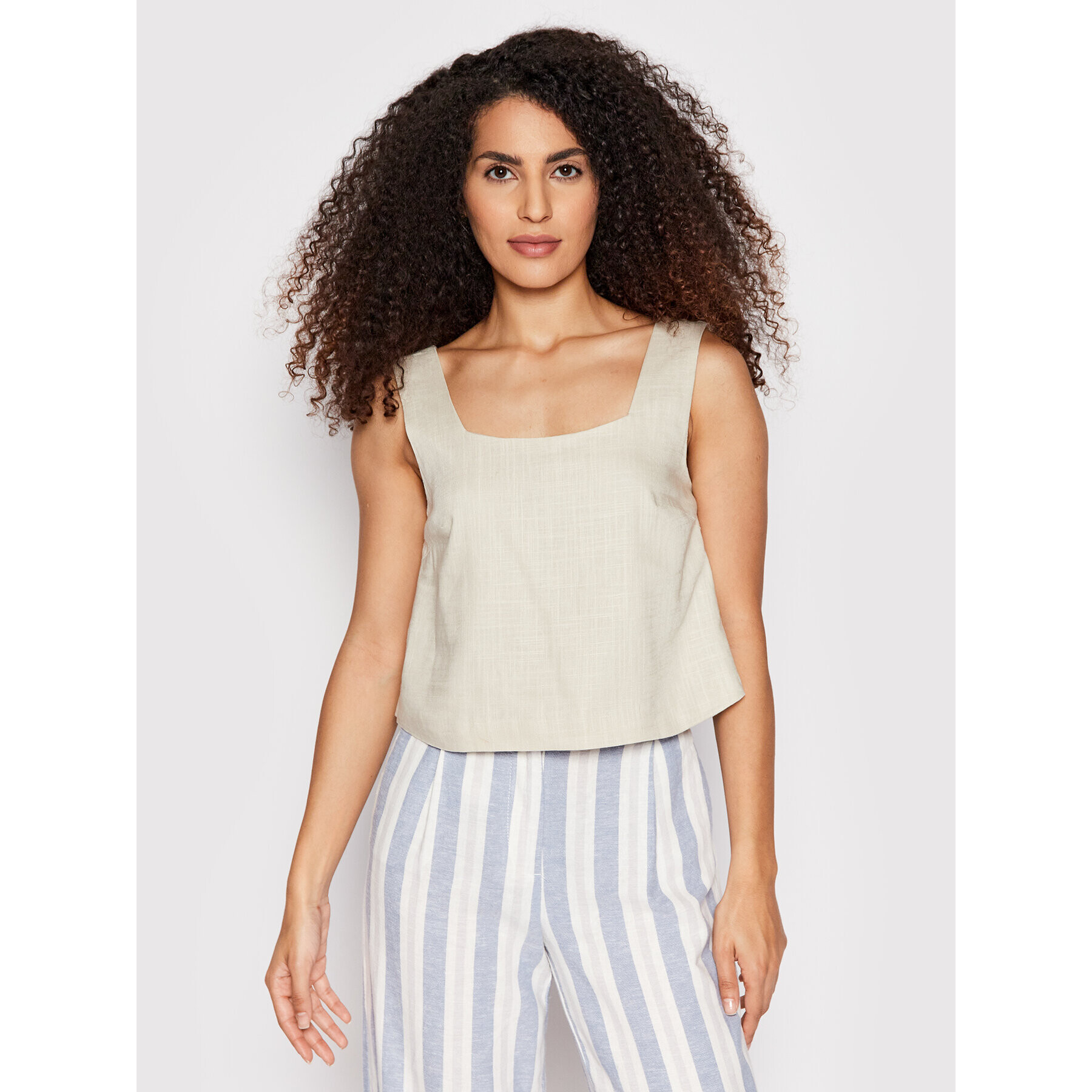 Vero Moda Top Josie 10260288 Béžová Relaxed Fit - Pepit.sk