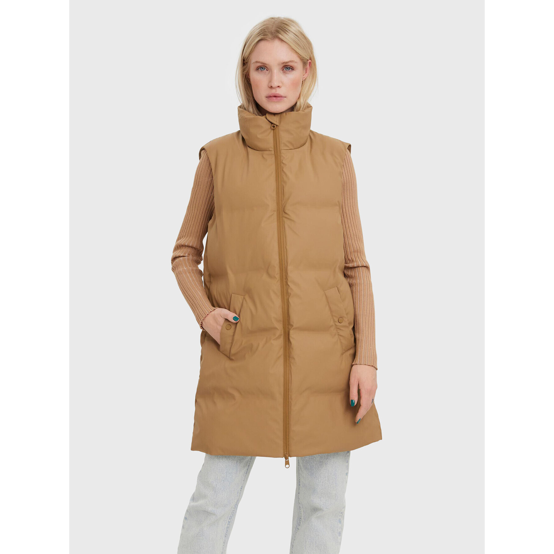 Vero Moda Vesta Noe 10267107 Hnedá Regular Fit - Pepit.sk