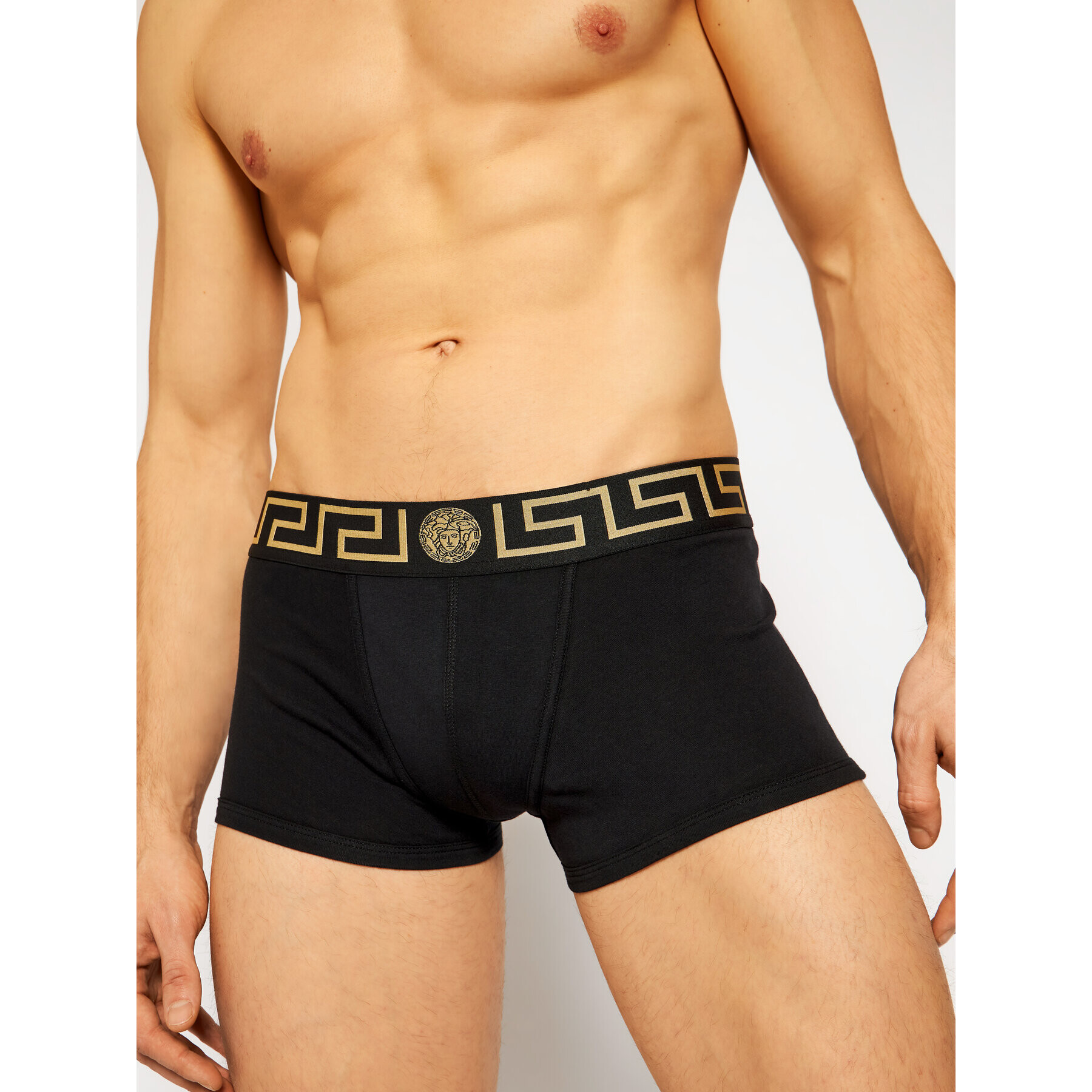 Versace Boxerky Greca AU10026 Čierna - Pepit.sk