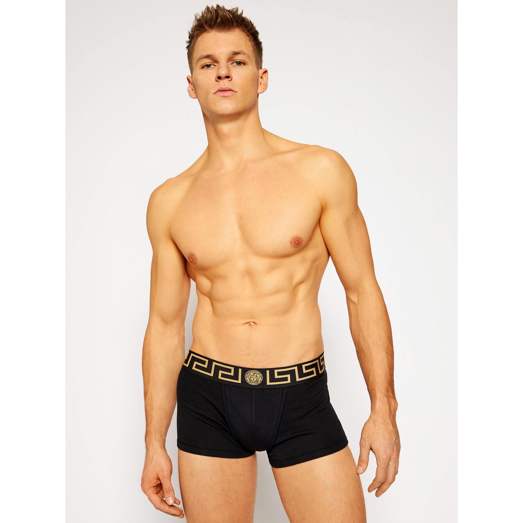 Versace Boxerky Greca AU10026 Čierna - Pepit.sk