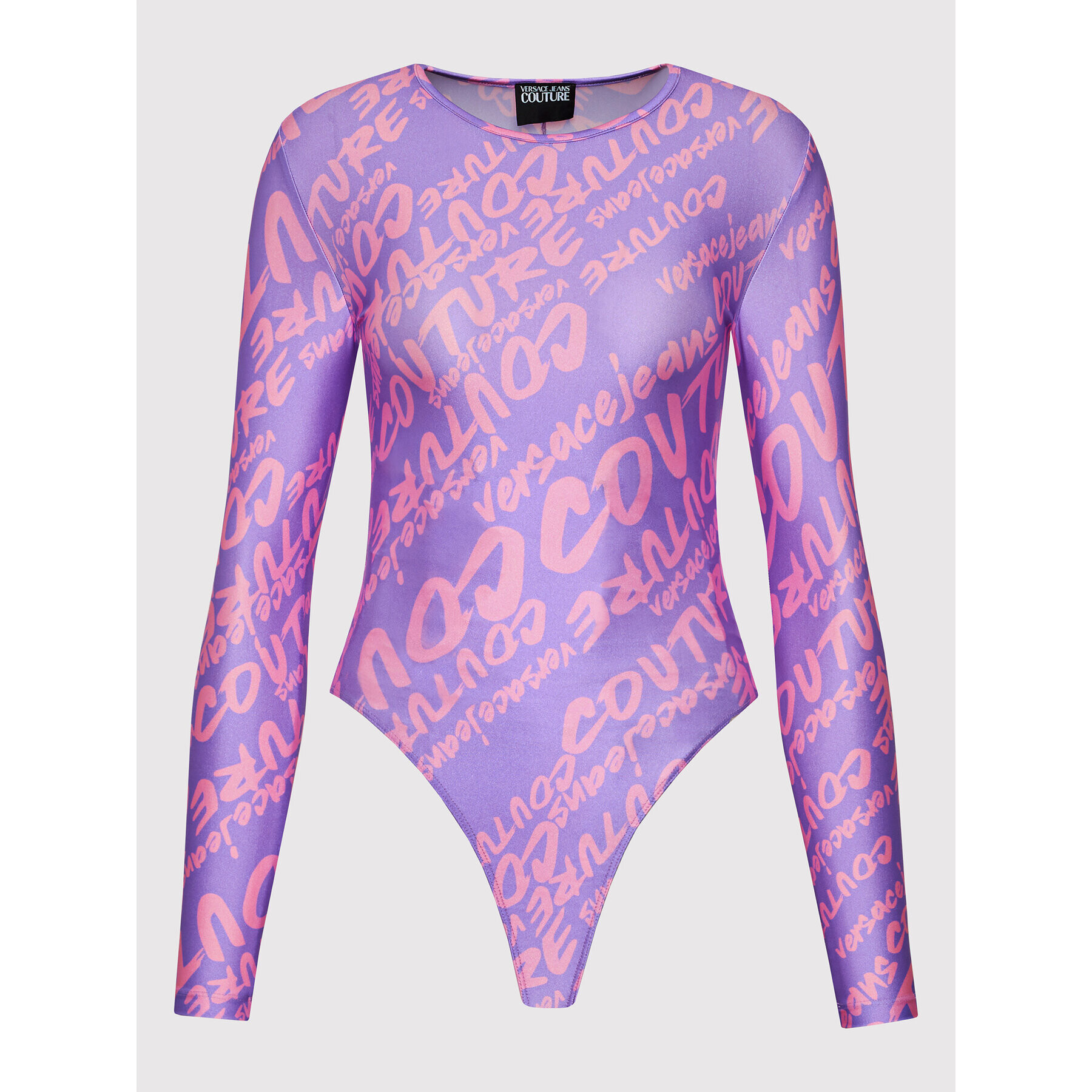 Versace Jeans Couture Body 73HAM223 Fialová Slim Fit - Pepit.sk